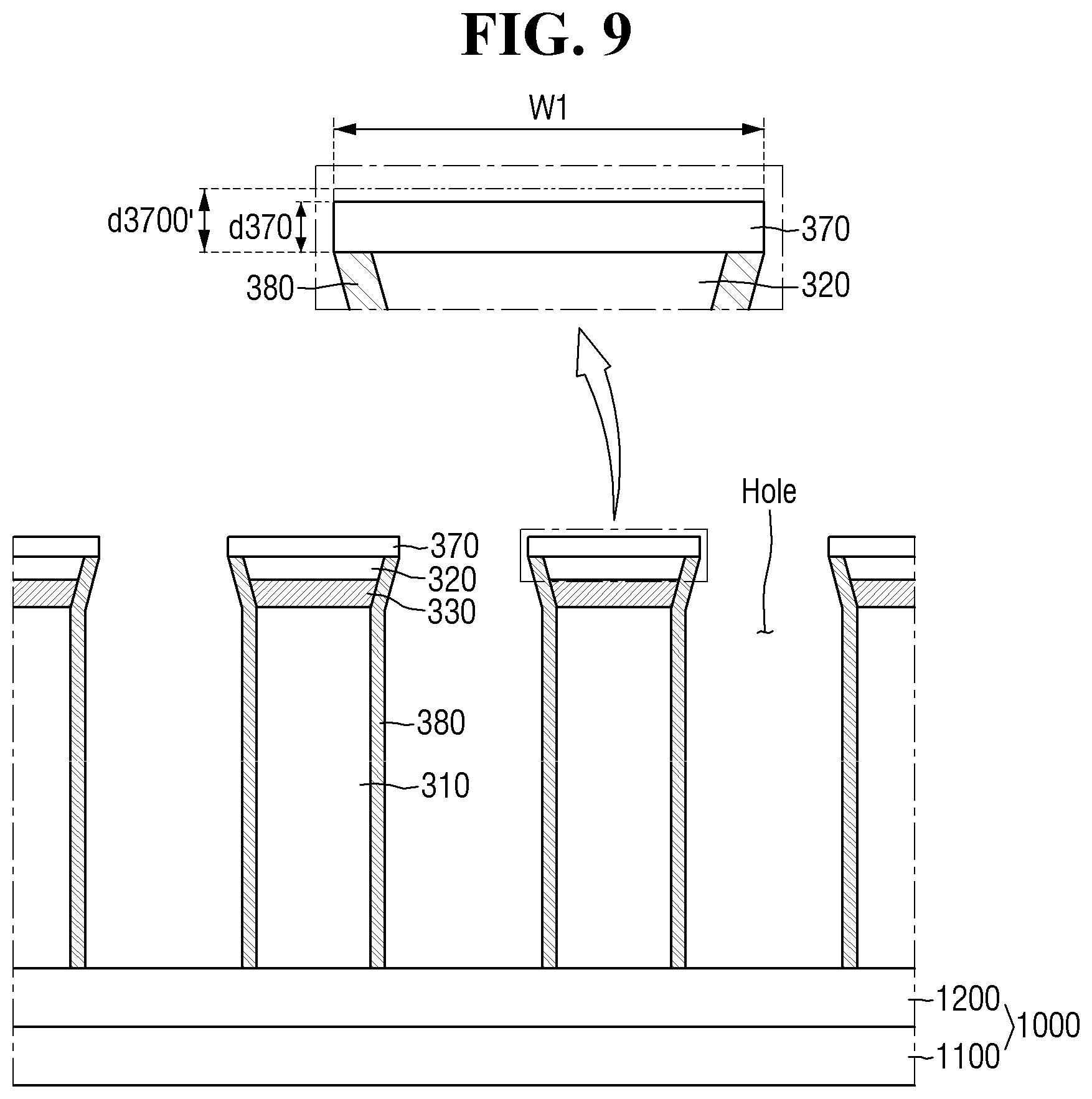Patent US12588319 Figure 9 – Light-emitting device, manufacturing method therefor, and display apparatus
