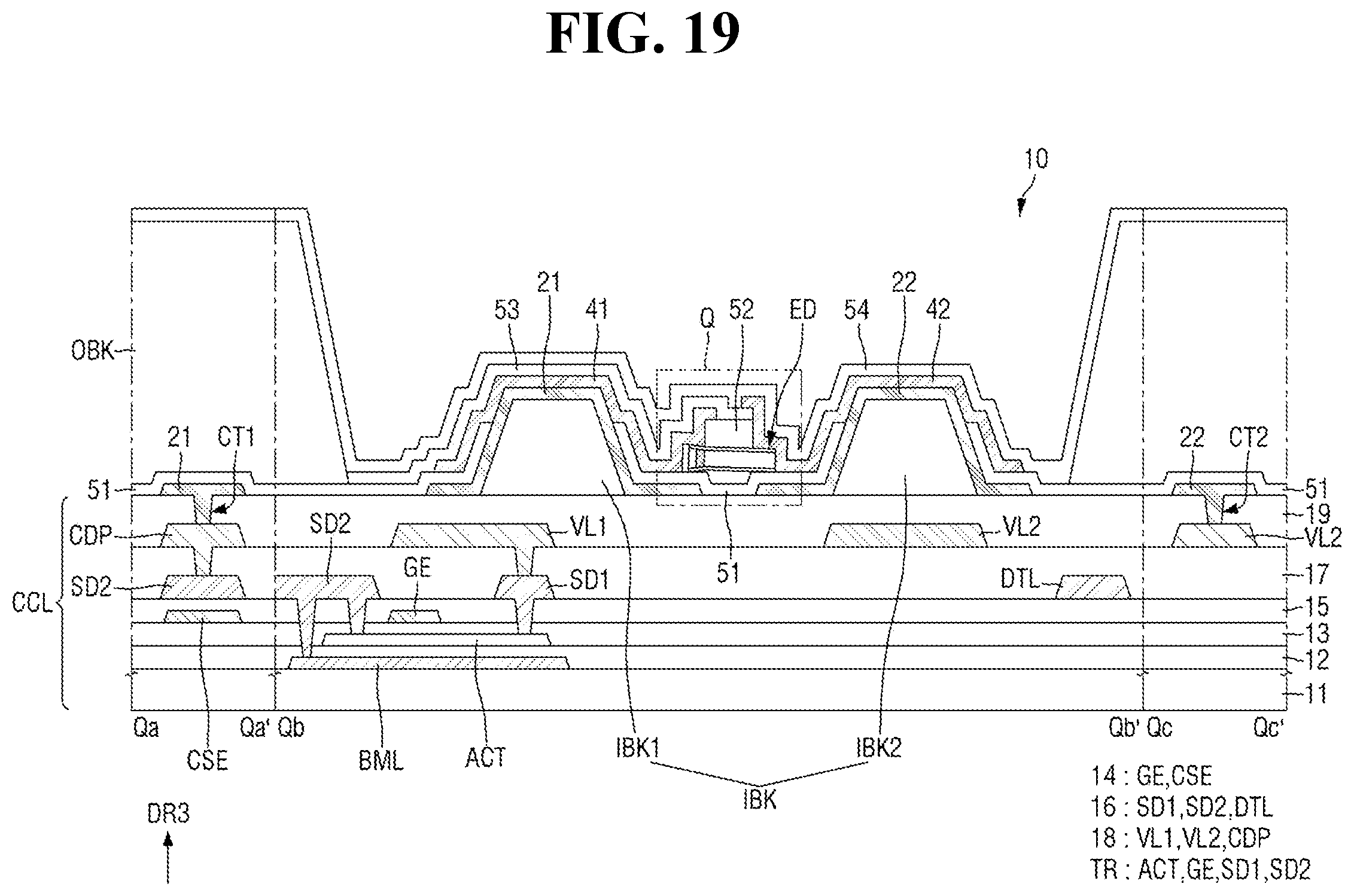 Patent US12588319 Figure 19 – Light-emitting device, manufacturing method therefor, and display apparatus