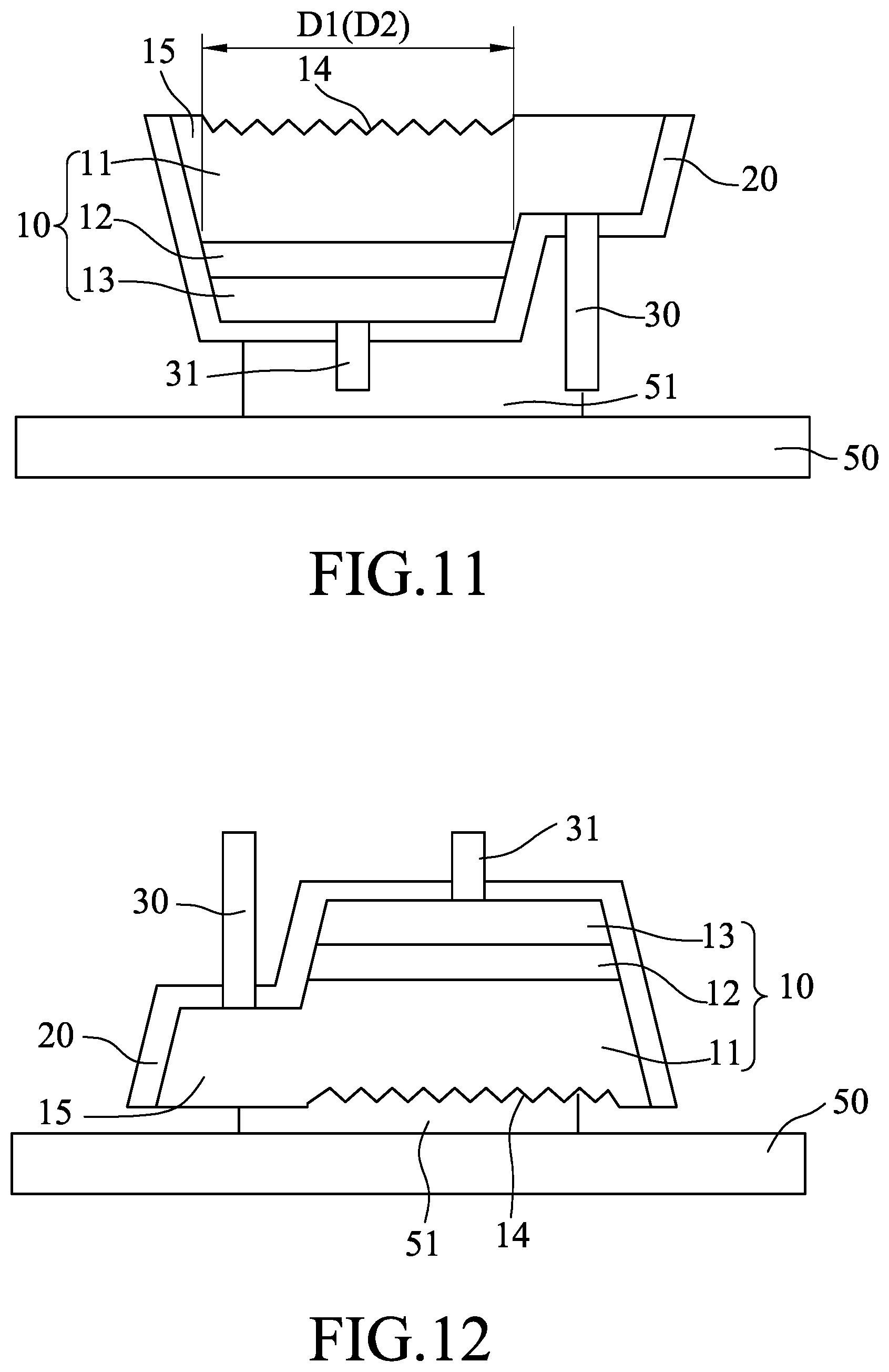 Patent US12588320 Figure 8 – Micro light emitting diode, micro light emitting device, and display