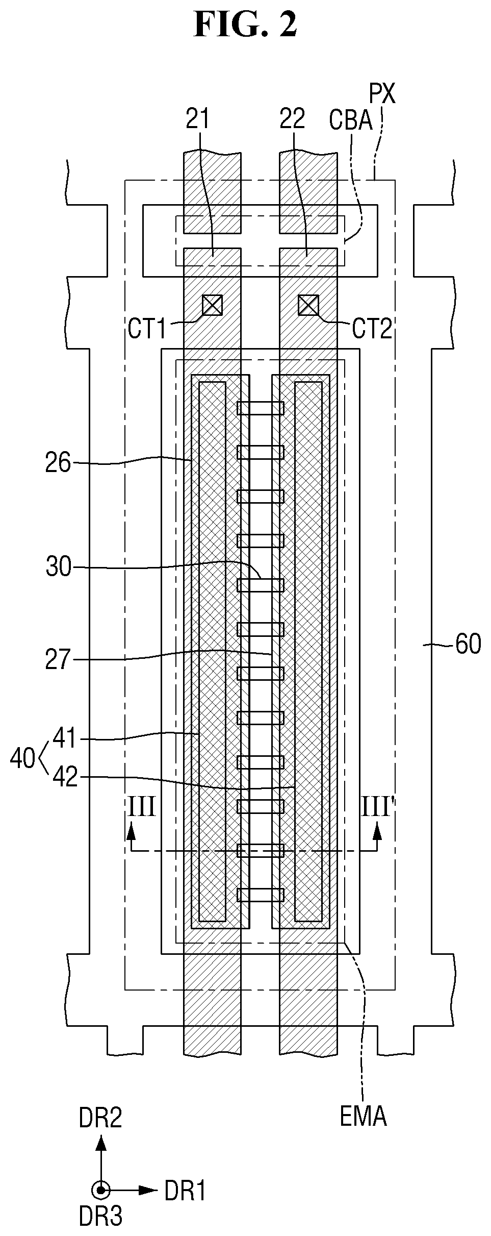Patent US12588325 Figure 2 – Display device