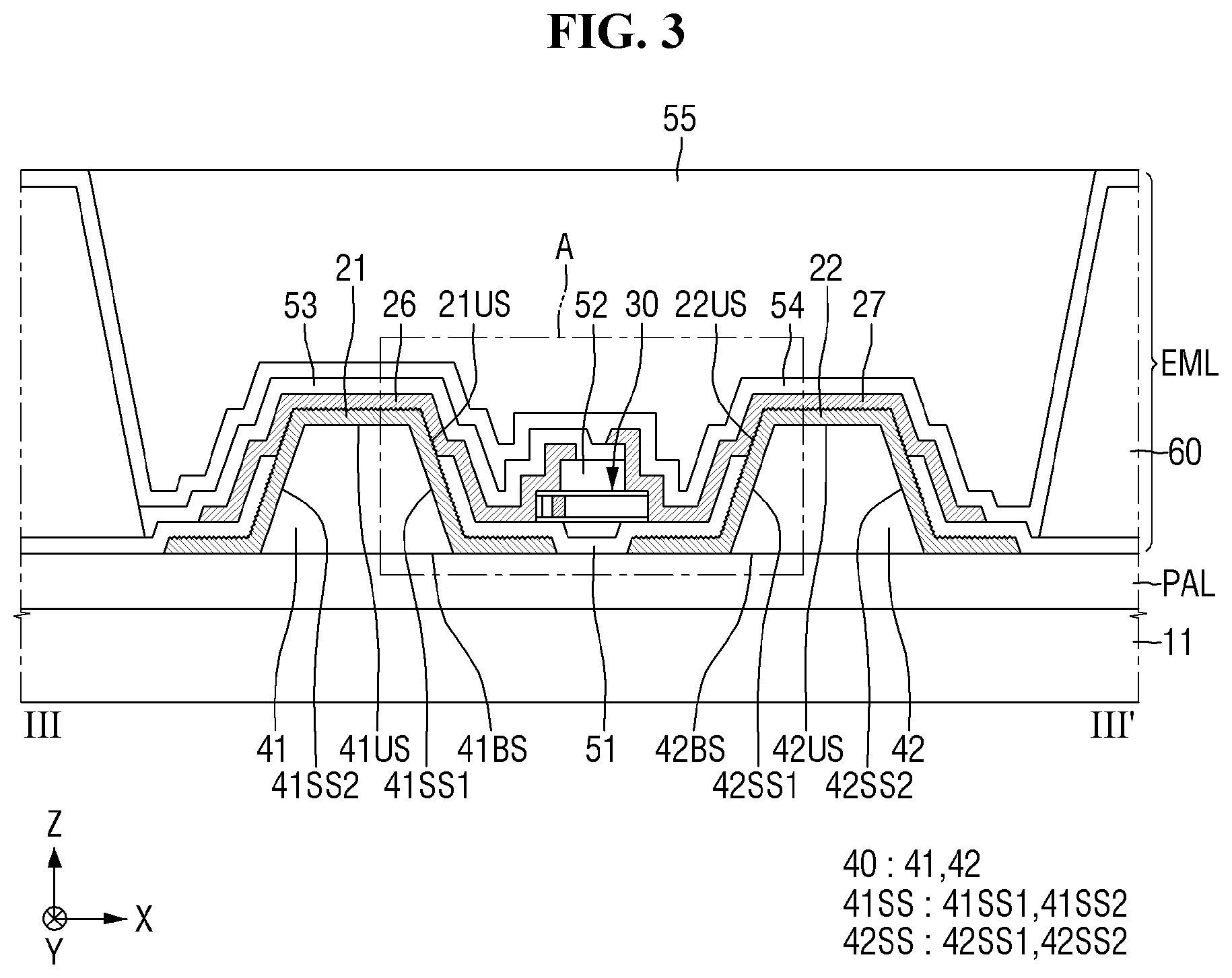 Patent US12588325 Figure 3 – Display device