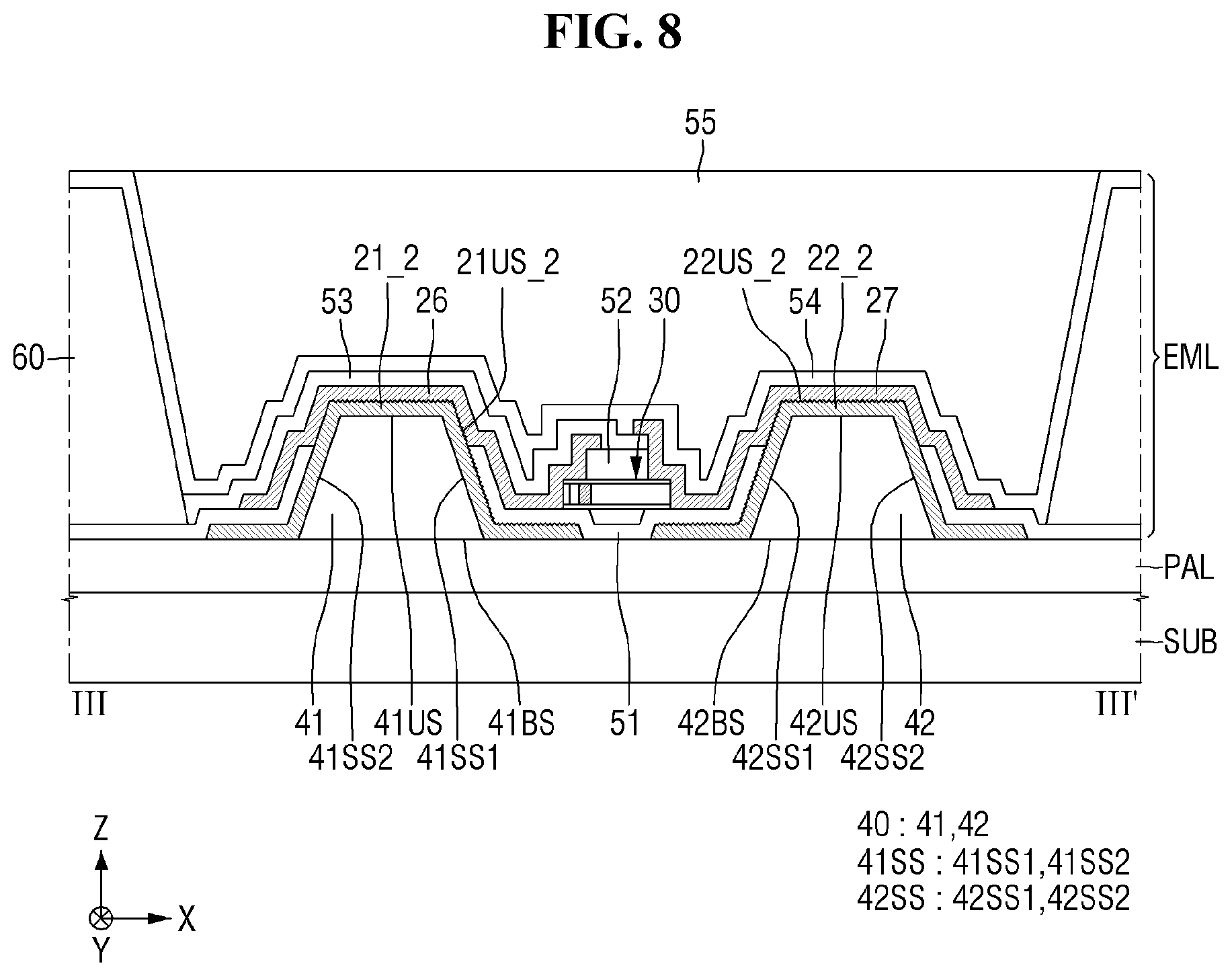 Patent US12588325 Figure 9 – Display device