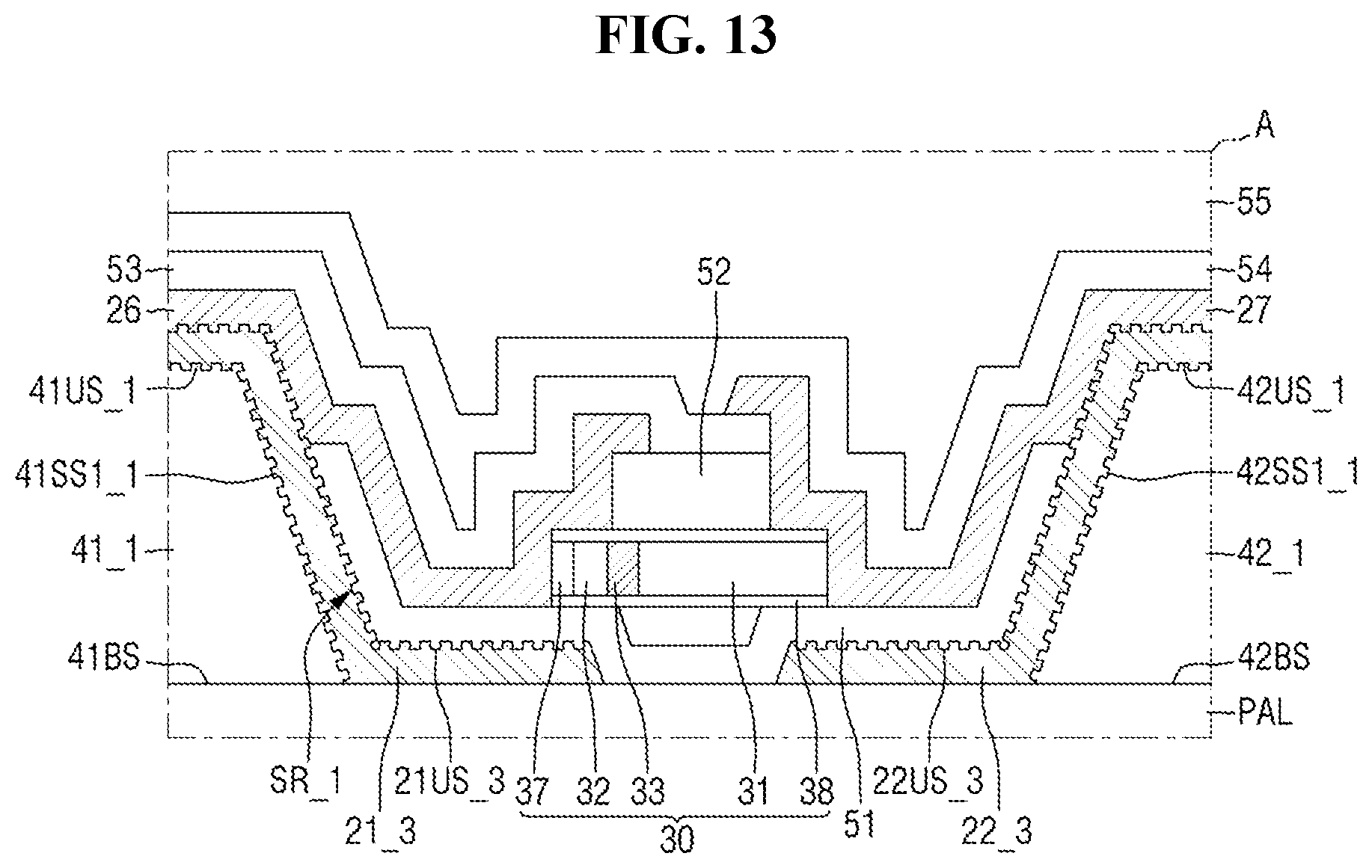 Patent US12588325 Figure 14 – Display device