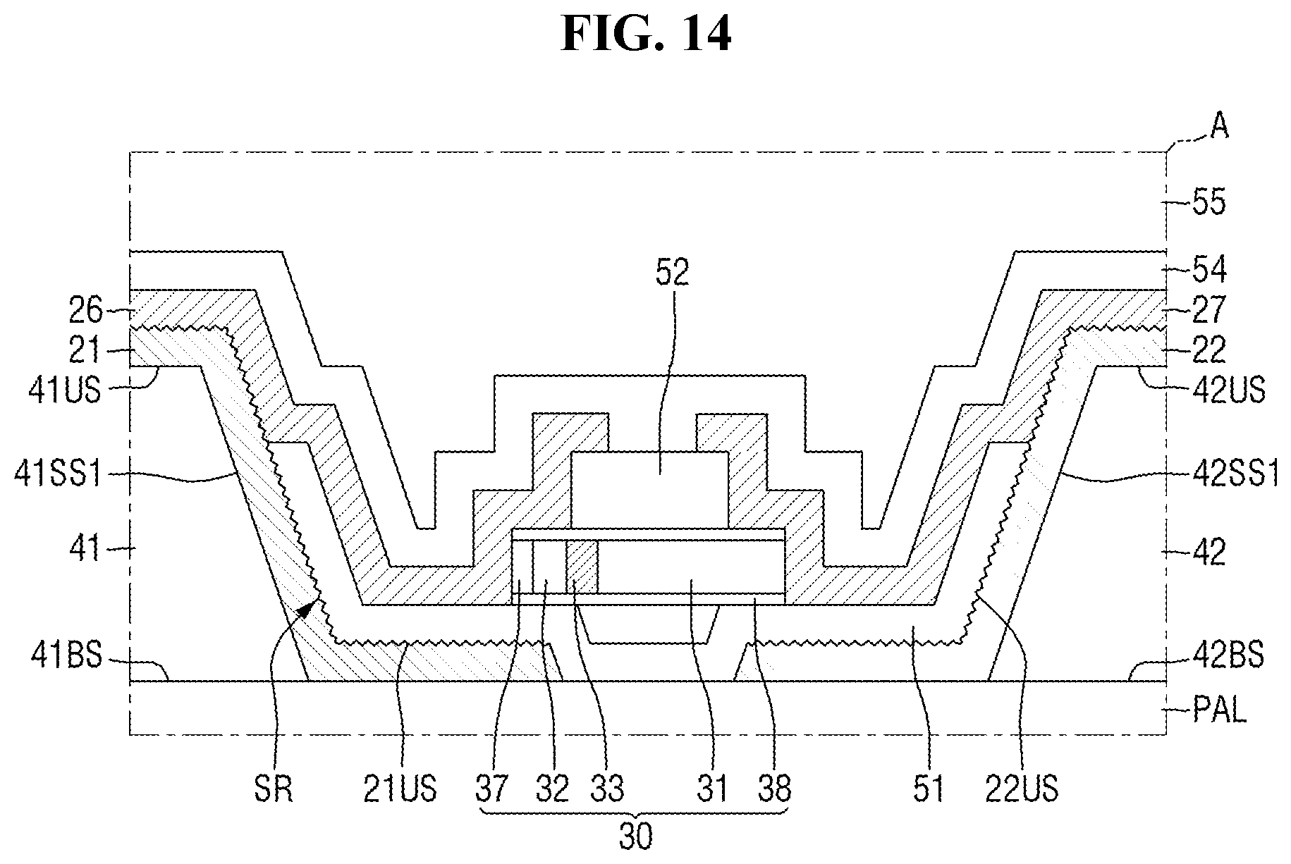 Patent US12588325 Figure 15 – Display device