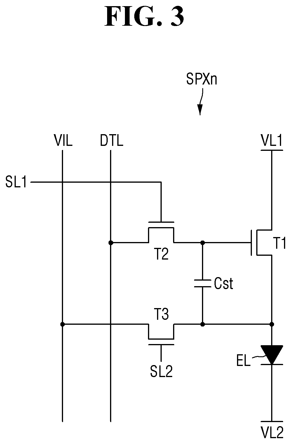 Patent US12588327 Figure 3 – Display device and method for fabrication thereof