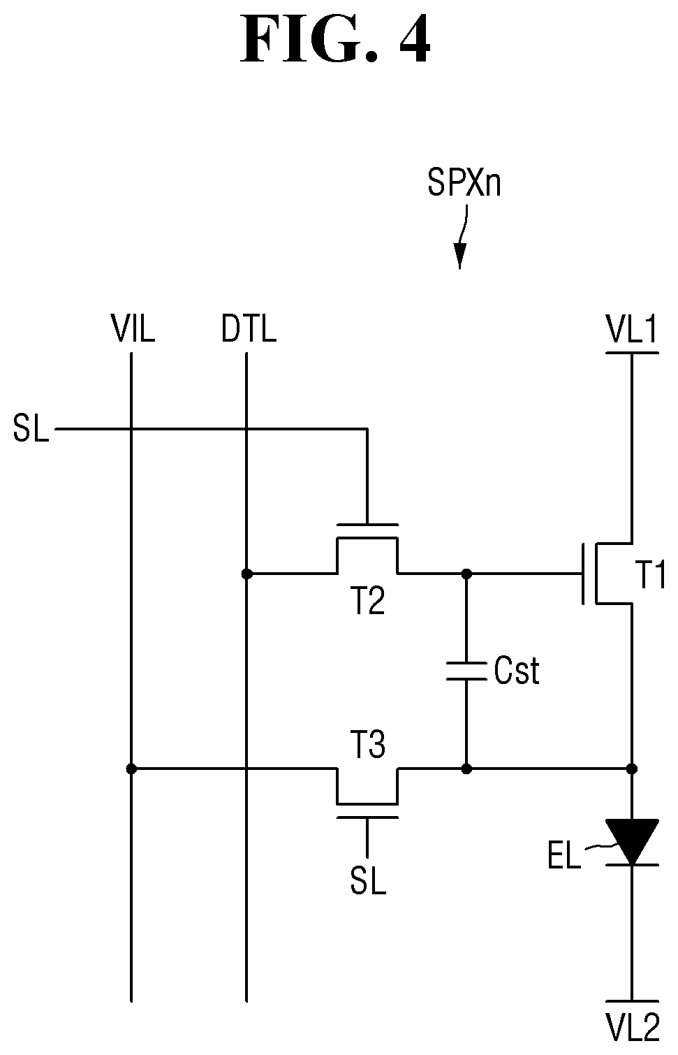 Patent US12588327 Figure 4 – Display device and method for fabrication thereof