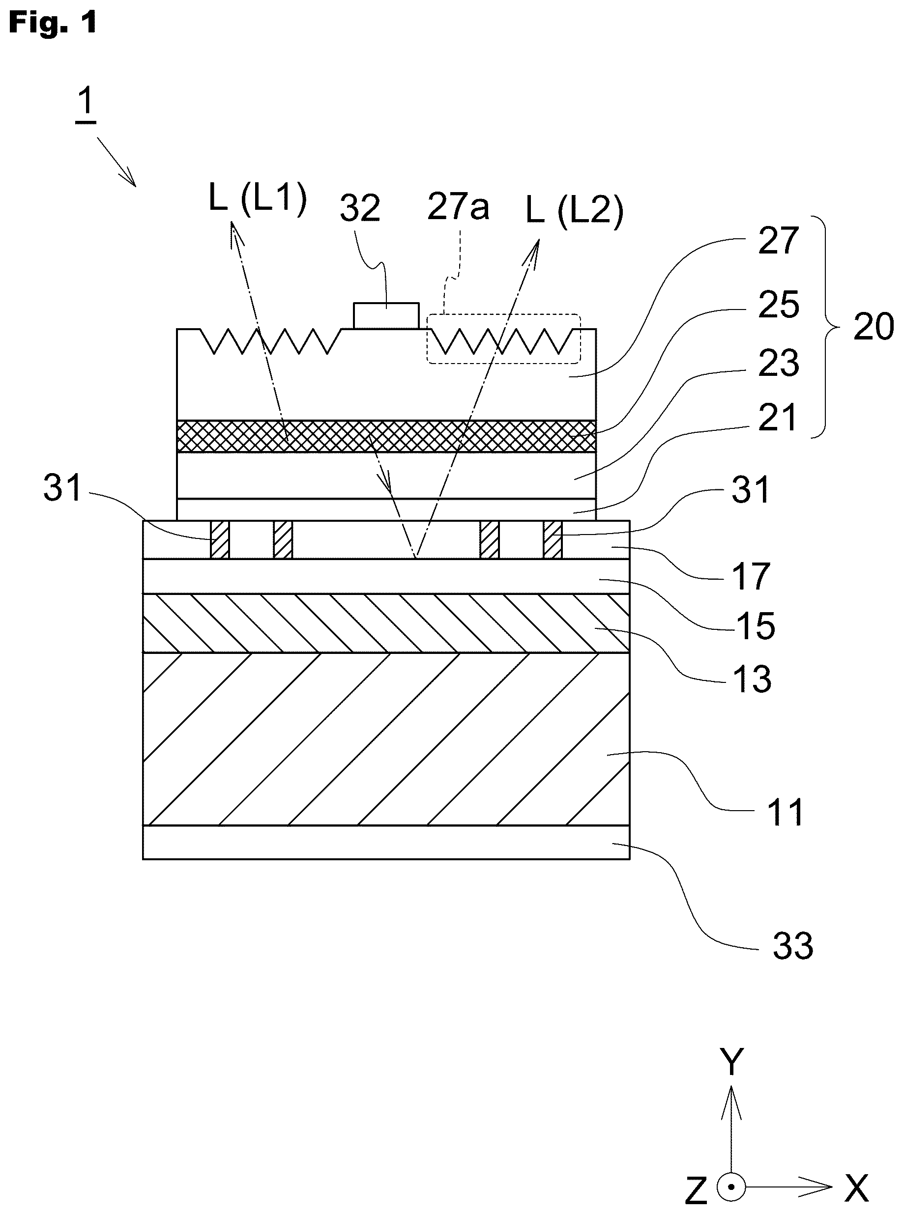 Patent US12588328 Figure 1 – Infrared LED element
