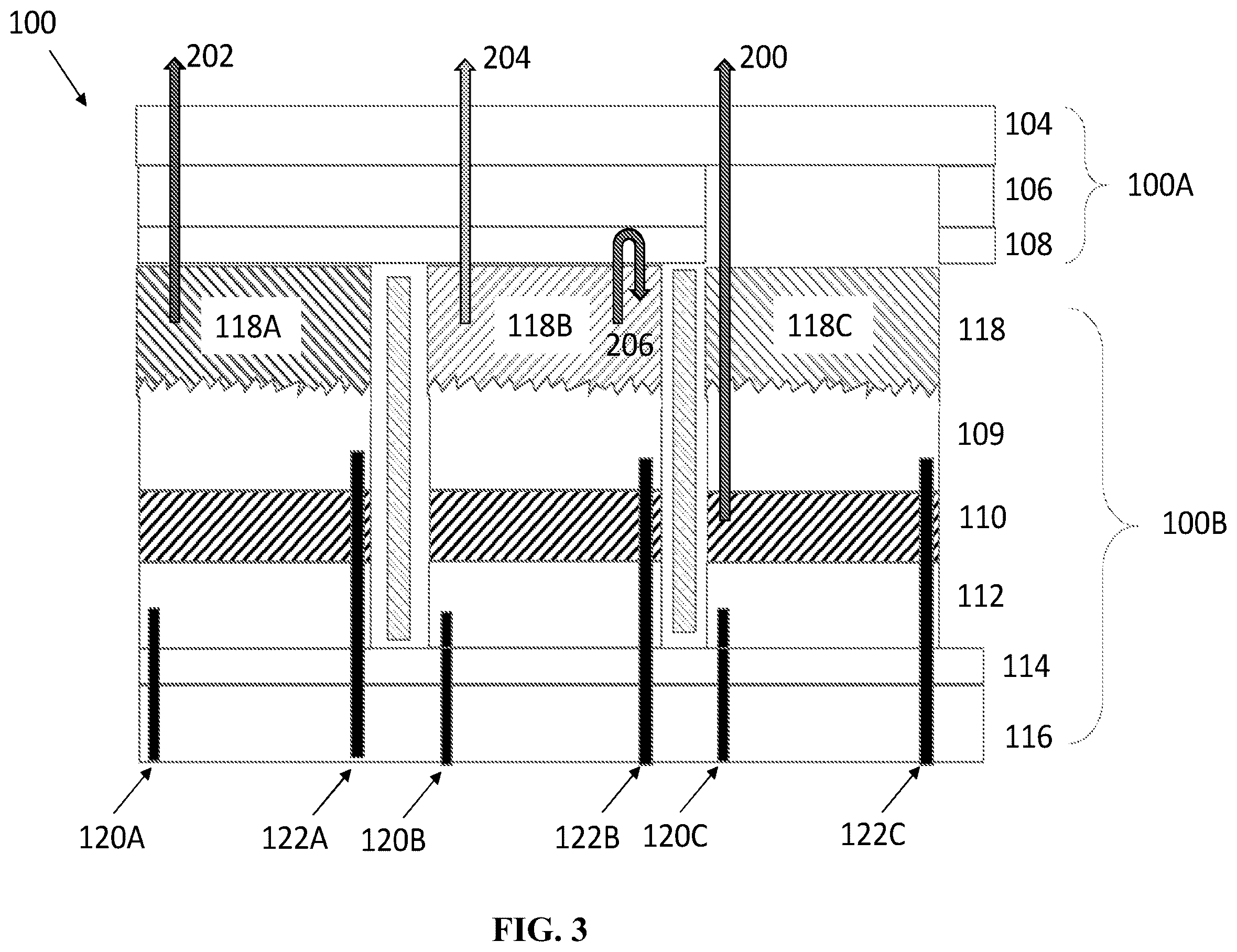 Patent US12588331 Figure 3 – Selective optical filter for RGB LED