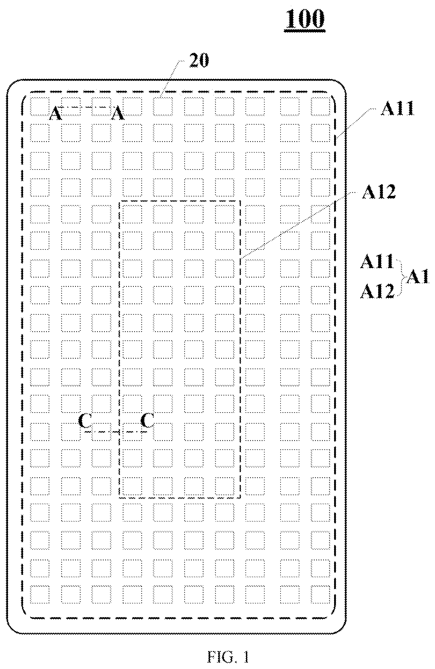 Patent US12588333 Figure 1 – Display panel, manufacturing method thereof, and display apparatus