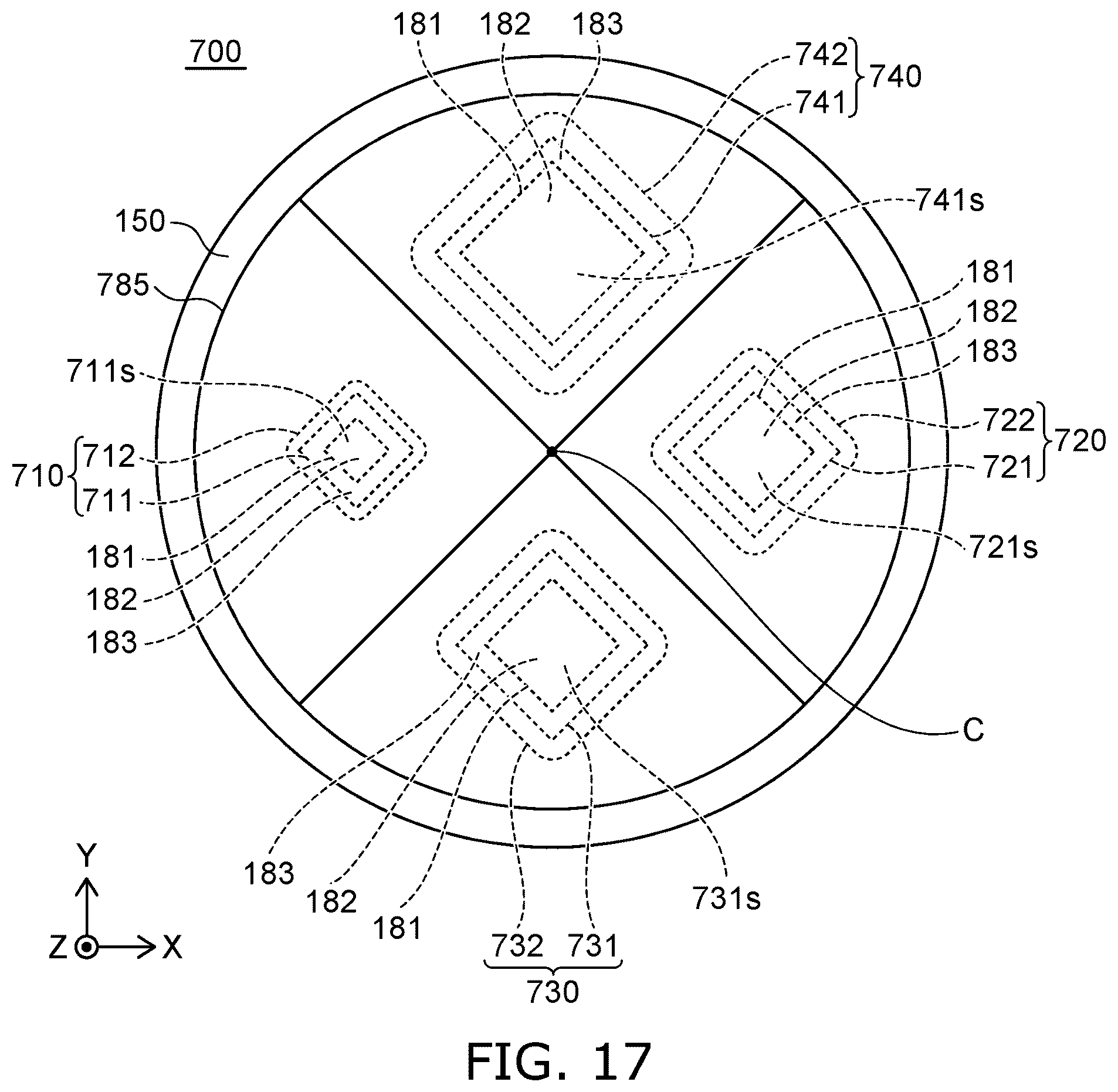 Patent US12588334 Figure 20 – Light-emitting module and lens