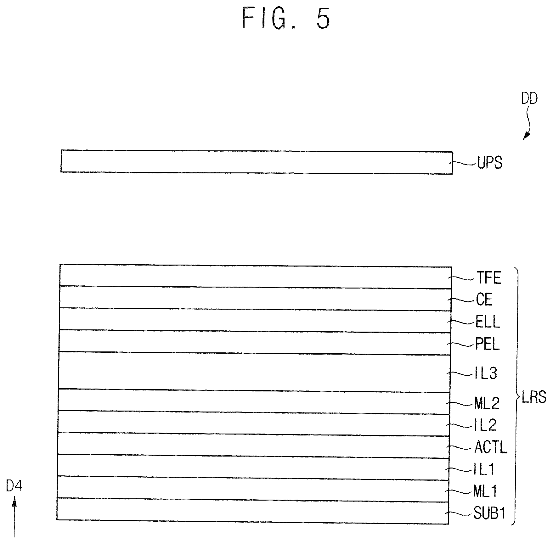 Patent US12588336 Figure 5 – Display device