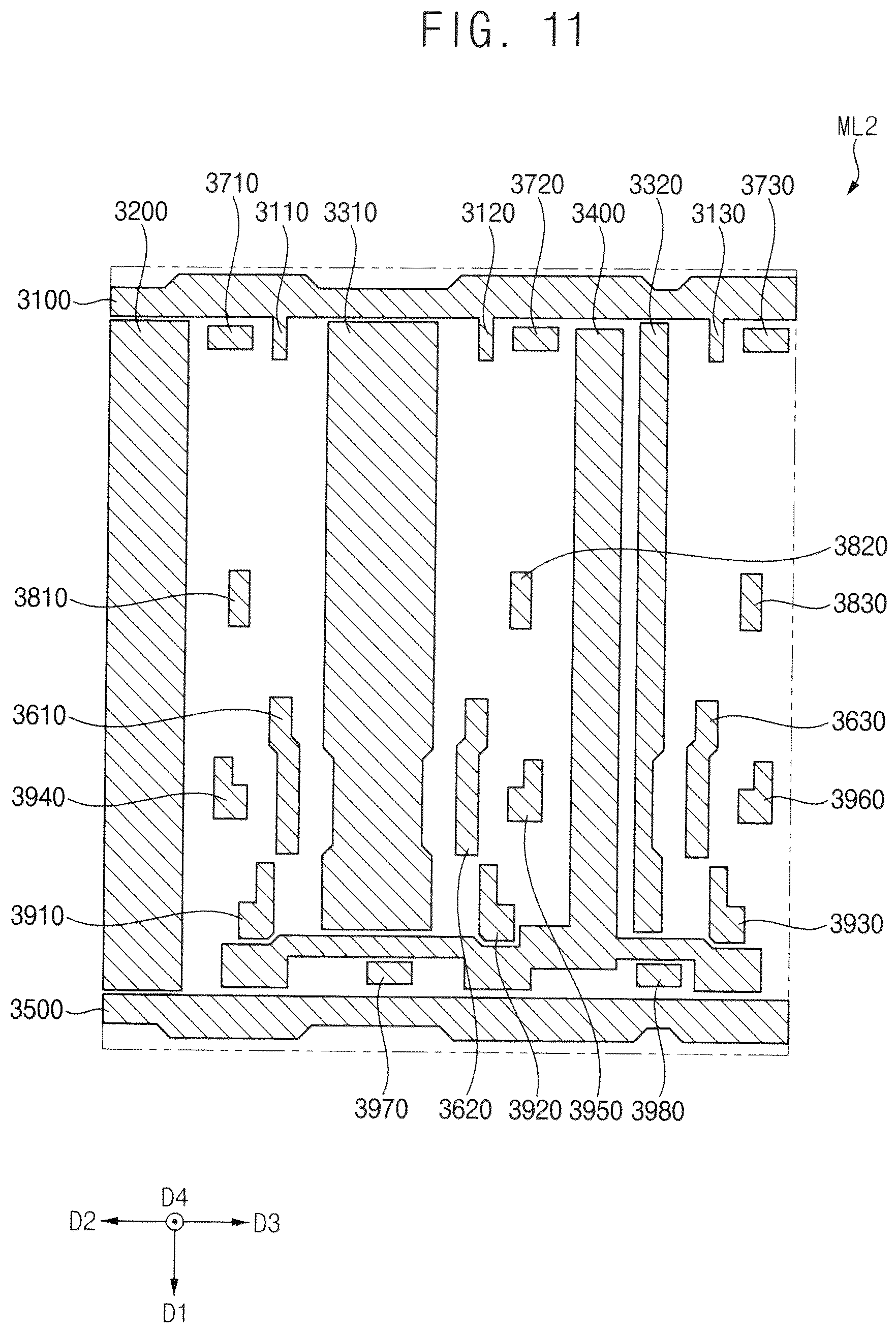 Patent US12588336 Figure 11 – Display device