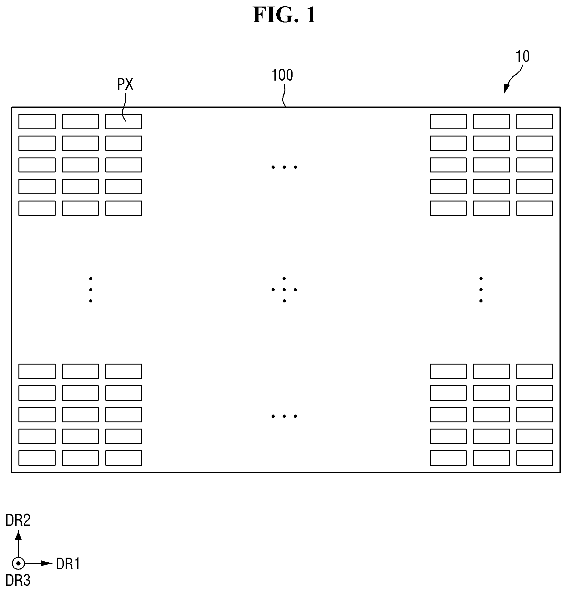 Patent US12588337 Figure 1 – Display device and tiled display device