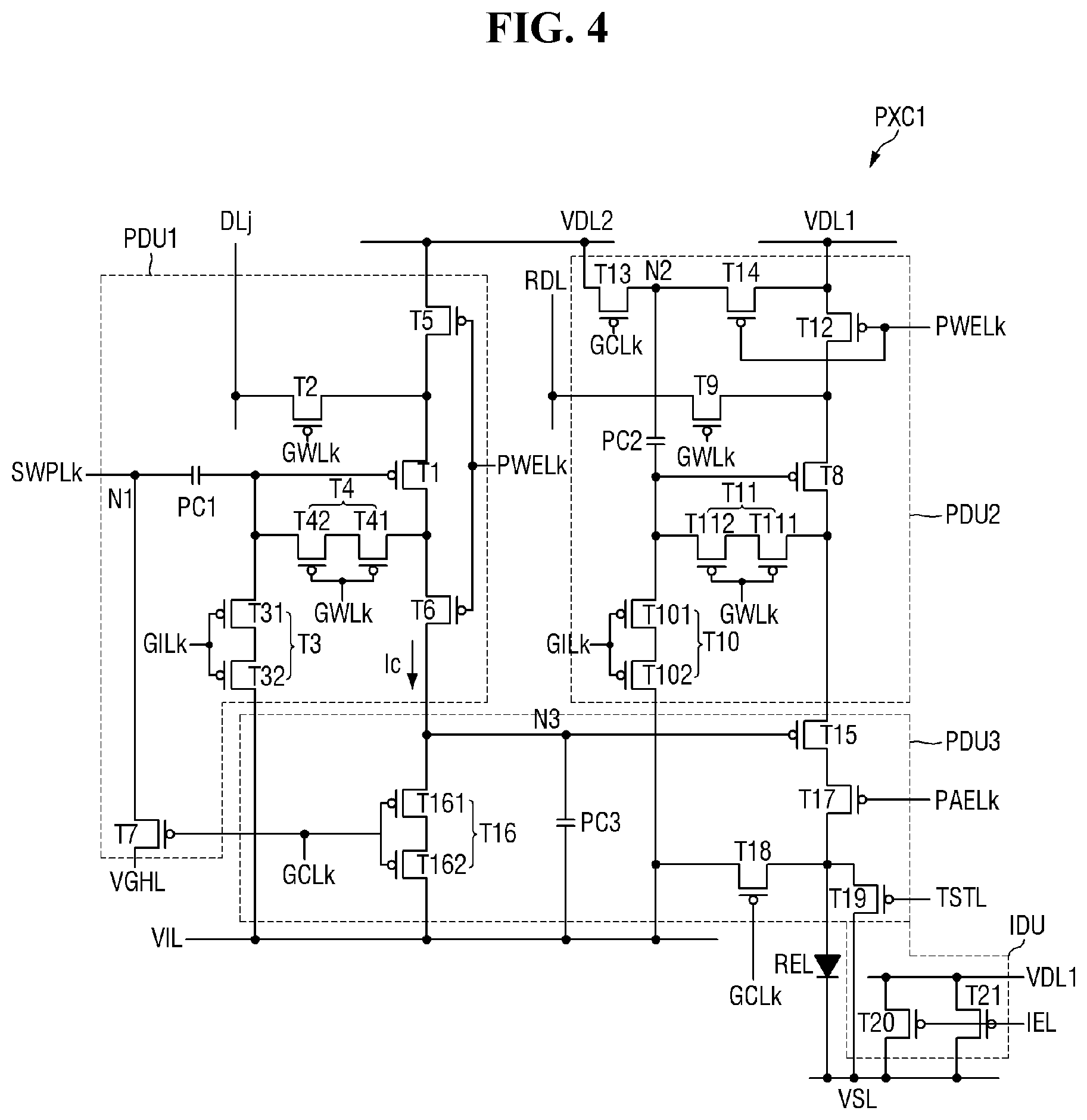 Patent US12588337 Figure 4 – Display device and tiled display device