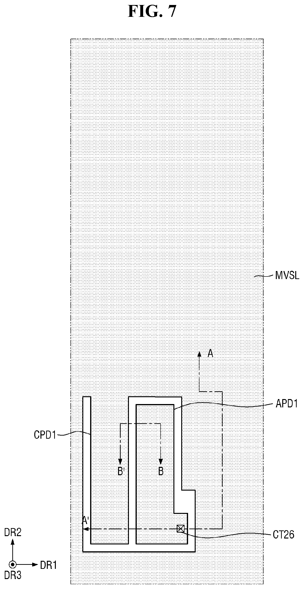 Patent US12588337 Figure 7 – Display device and tiled display device
