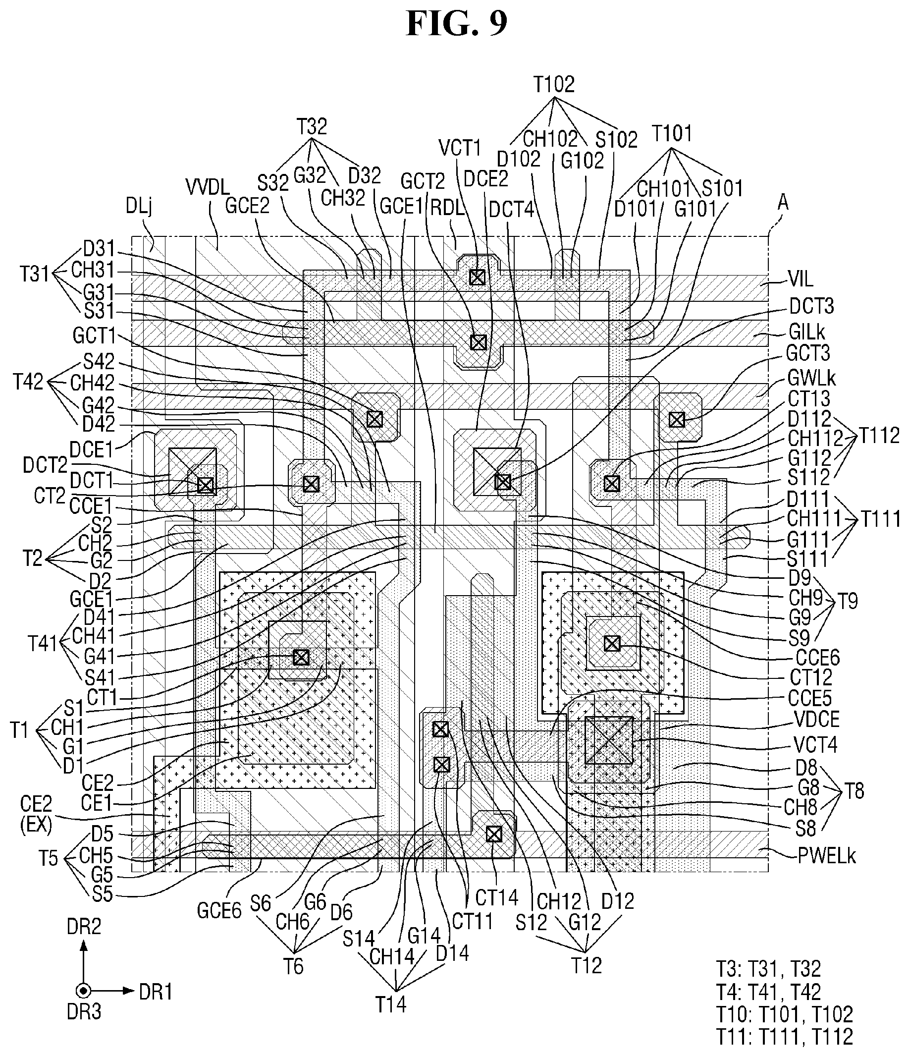 Patent US12588337 Figure 9 – Display device and tiled display device
