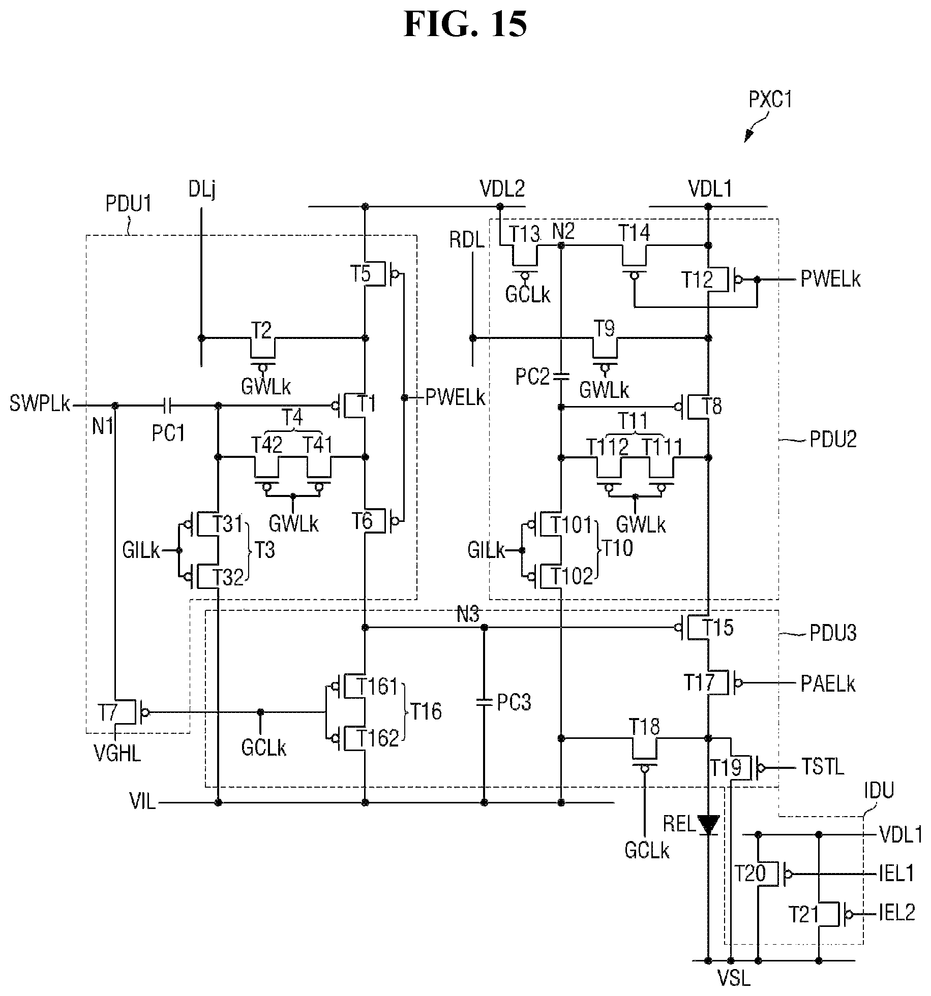 Patent US12588337 Figure 15 – Display device and tiled display device