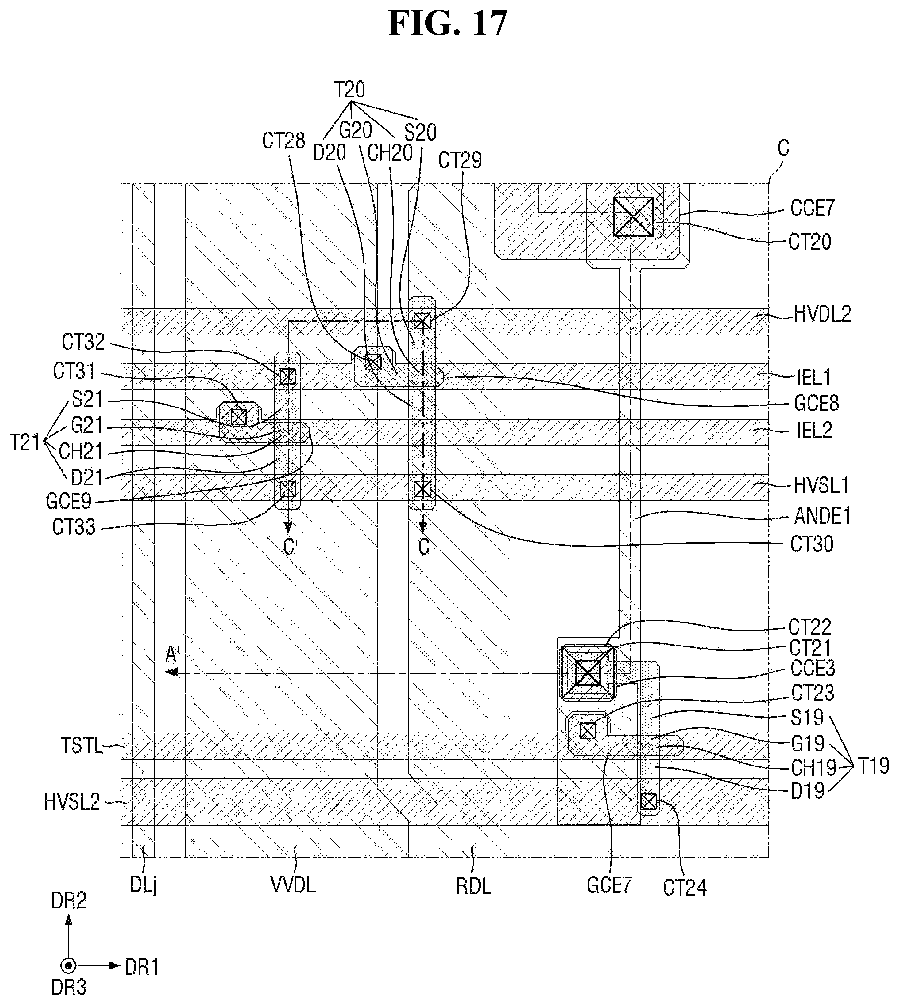 Patent US12588337 Figure 17 – Display device and tiled display device