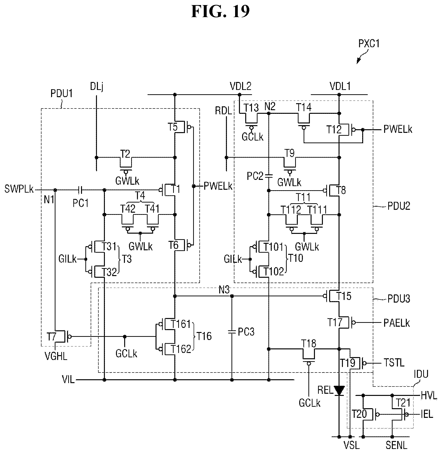 Patent US12588337 Figure 19 – Display device and tiled display device