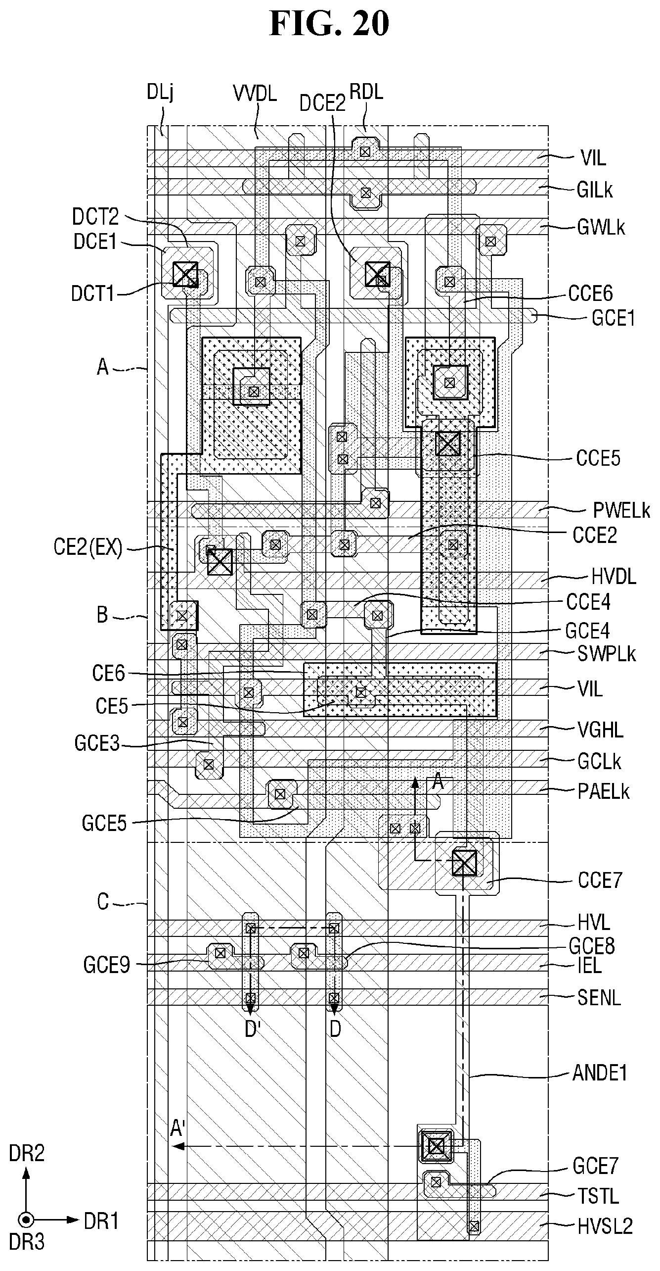 Patent US12588337 Figure 20 – Display device and tiled display device