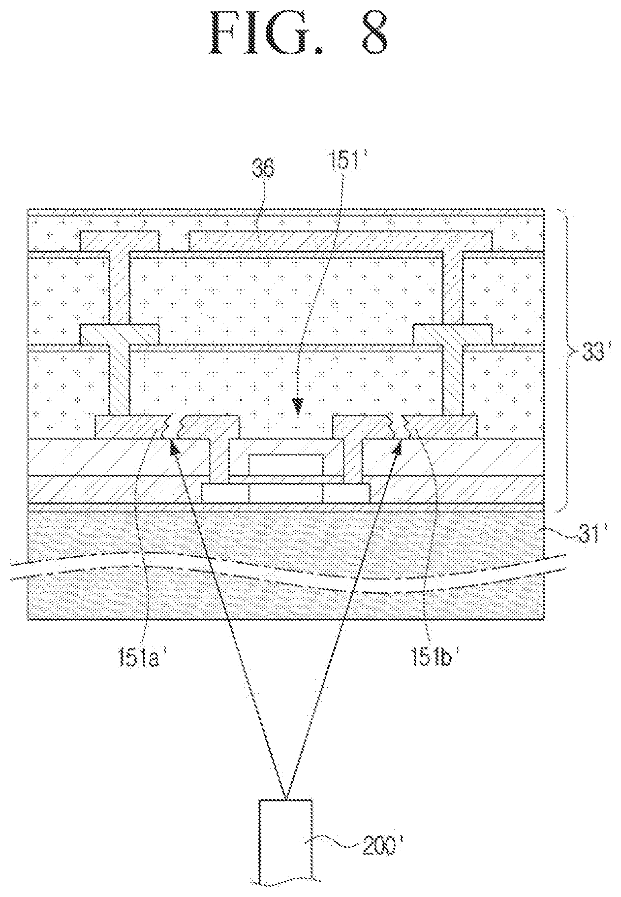 Patent US12588339 Figure 8 – Cutting area pathway for display module