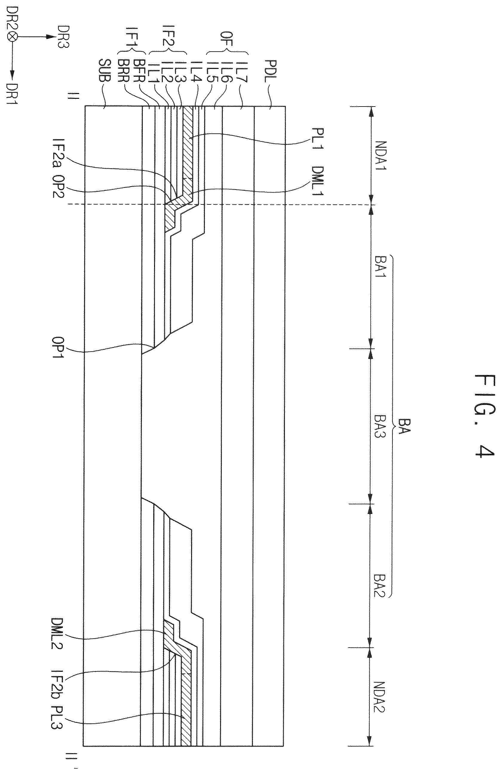 Patent US12588340 Figure 4 – Display device