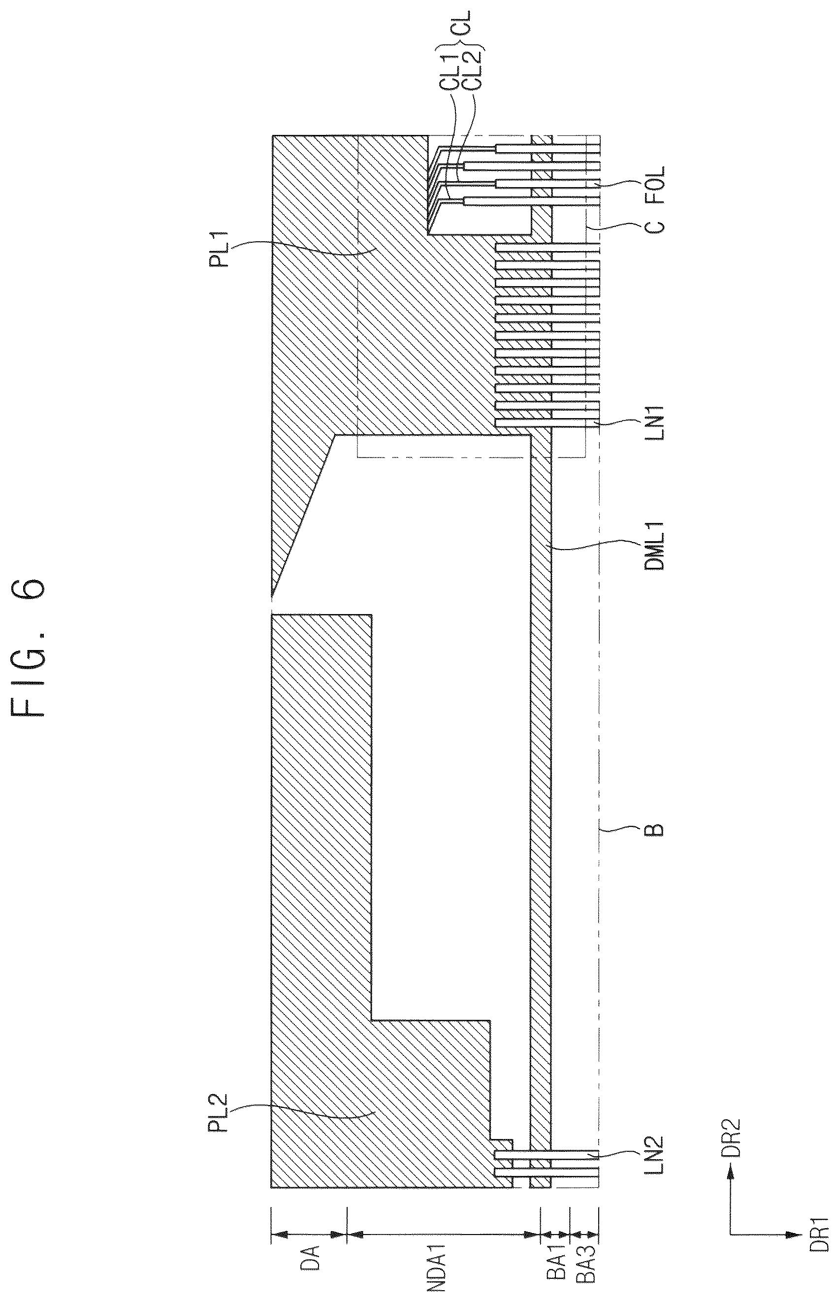Patent US12588340 Figure 6 – Display device