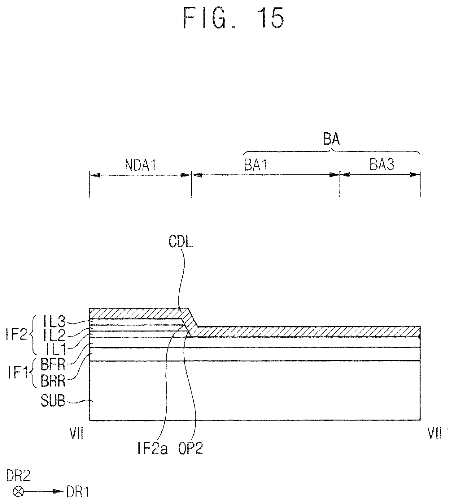 Patent US12588340 Figure 15 – Display device