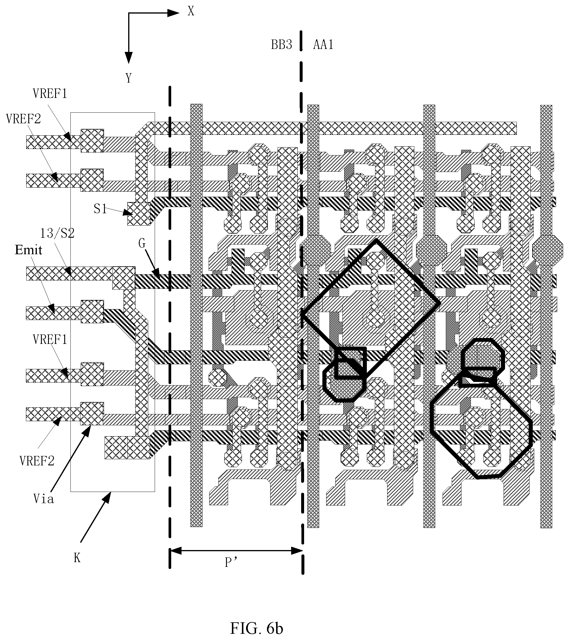 Patent US12588341 Figure 6 – Display panel and electronic device
