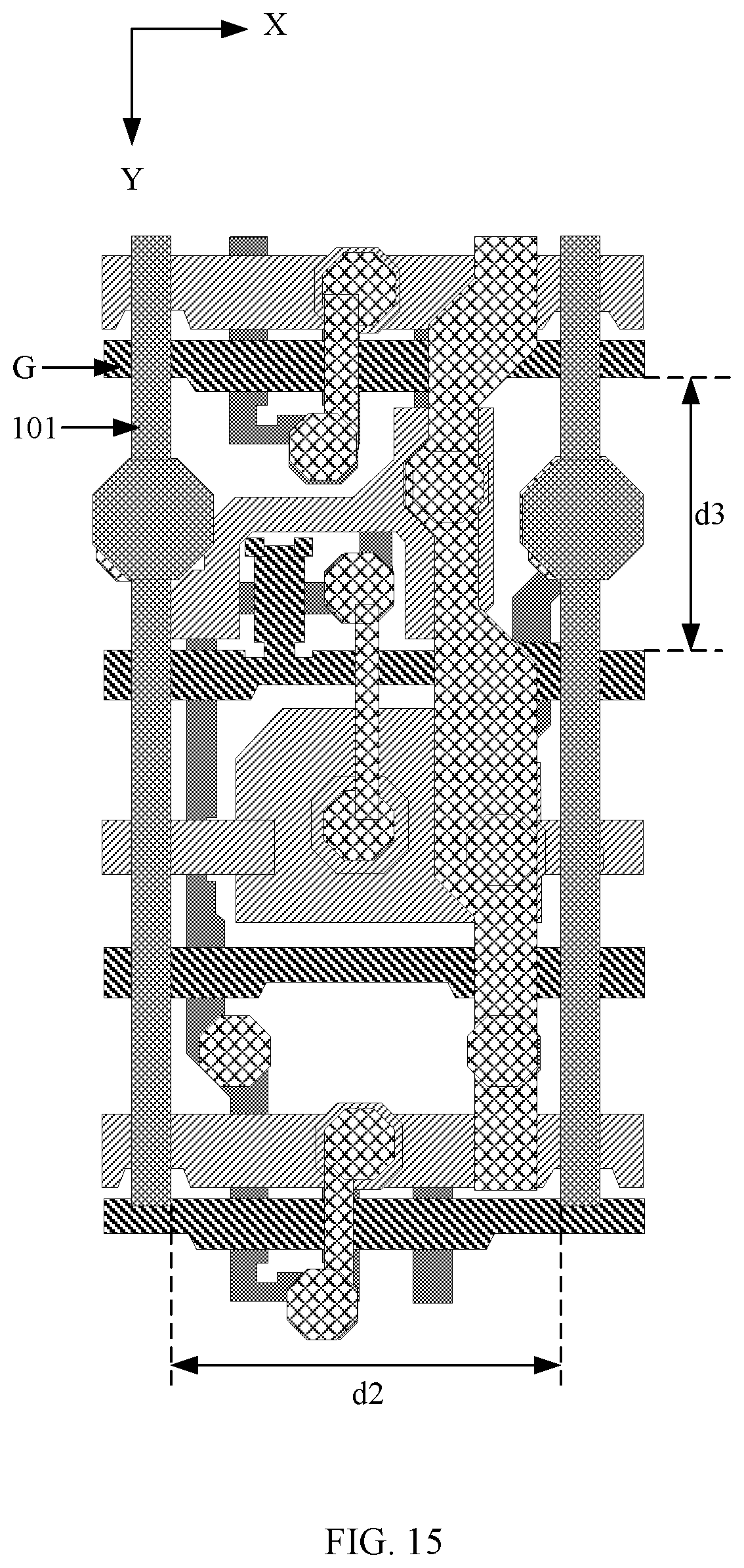 Patent US12588341 Figure 13 – Display panel and electronic device