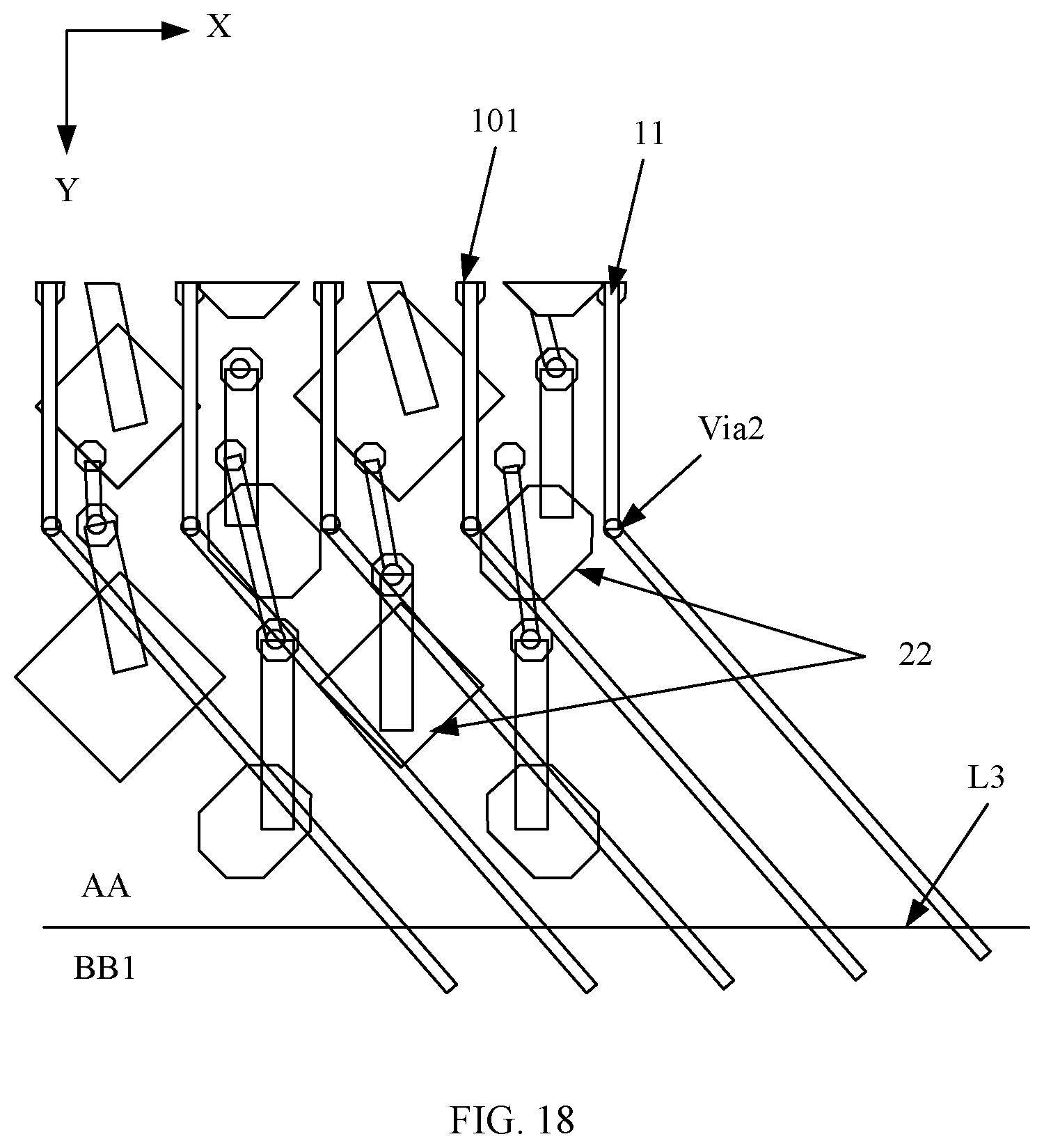 Patent US12588341 Figure 16 – Display panel and electronic device