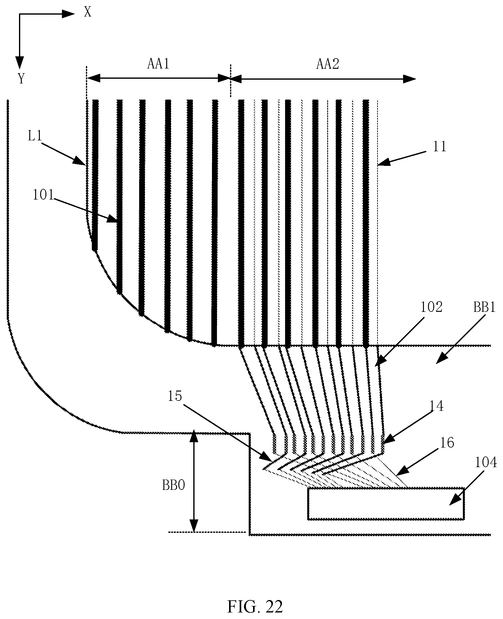 Patent US12588341 Figure 20 – Display panel and electronic device
