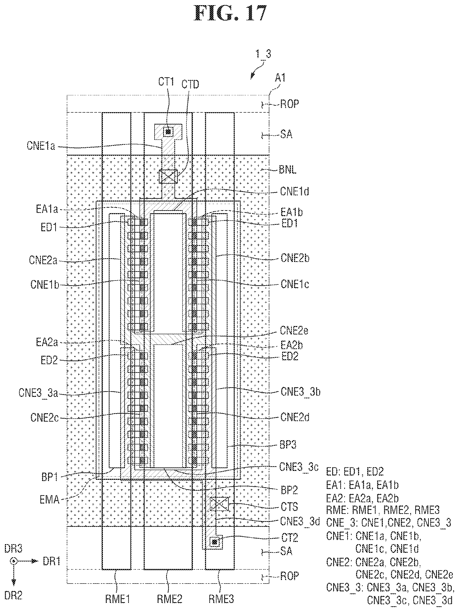 Patent US12588343 Figure 17 – Display device