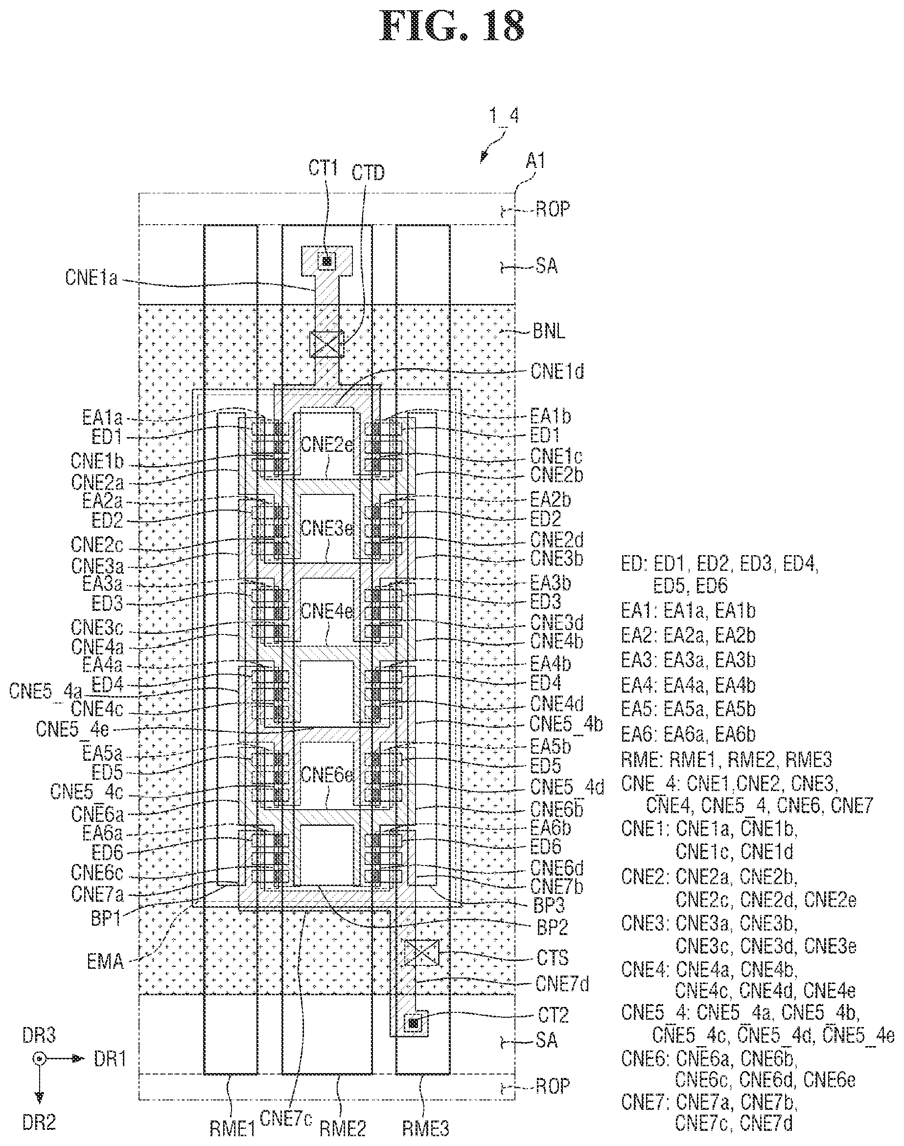 Patent US12588343 Figure 18 – Display device