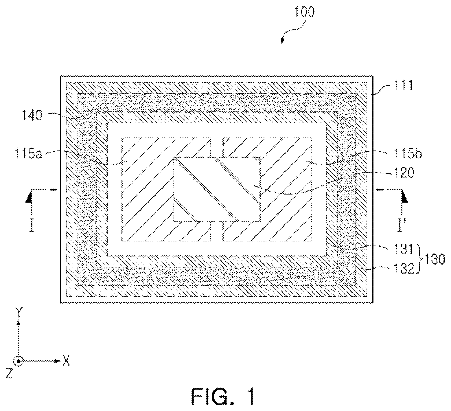 Patent US12588344 Figure 1 – Semiconductor light emitting device package