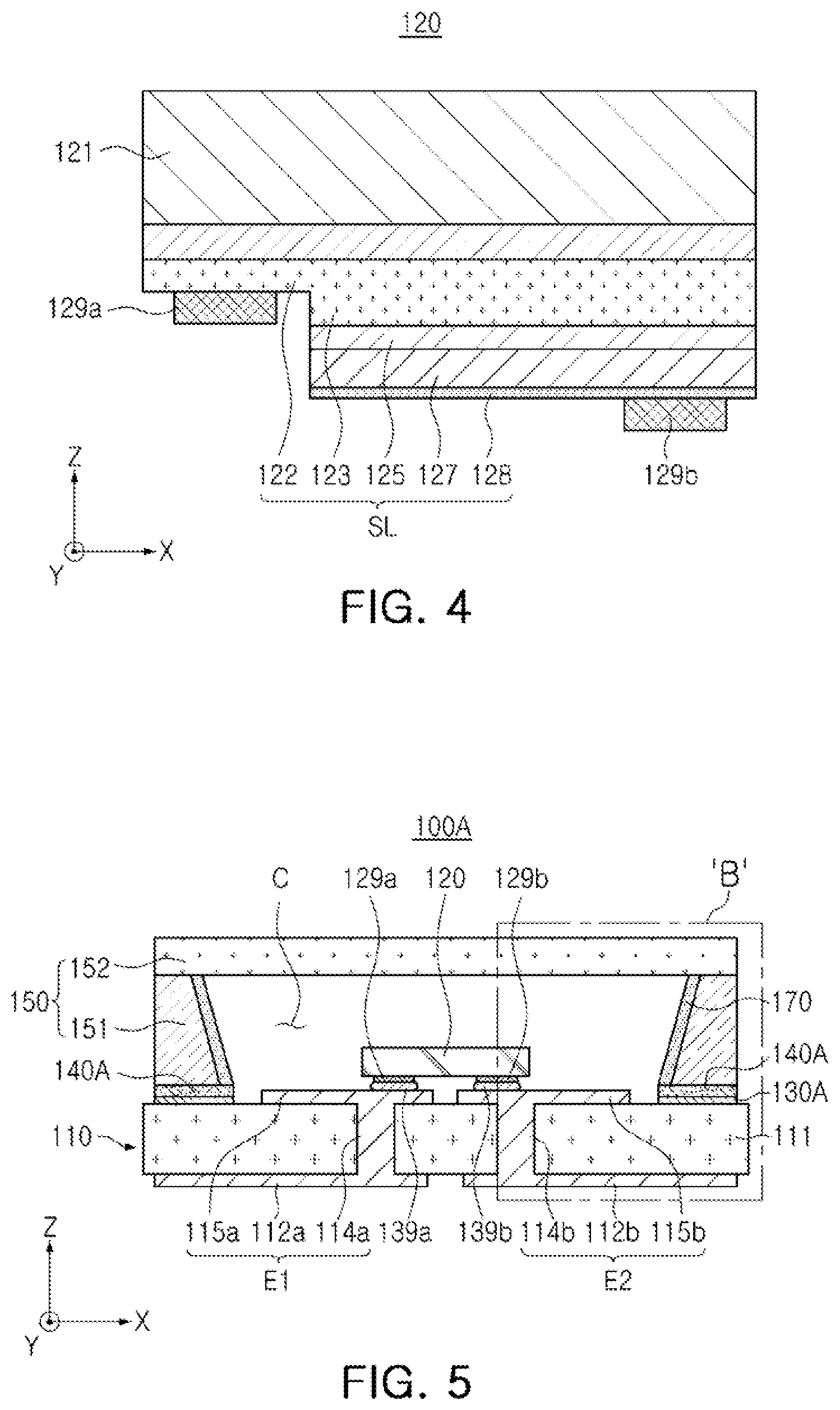 Patent US12588344 Figure 3 – Semiconductor light emitting device package