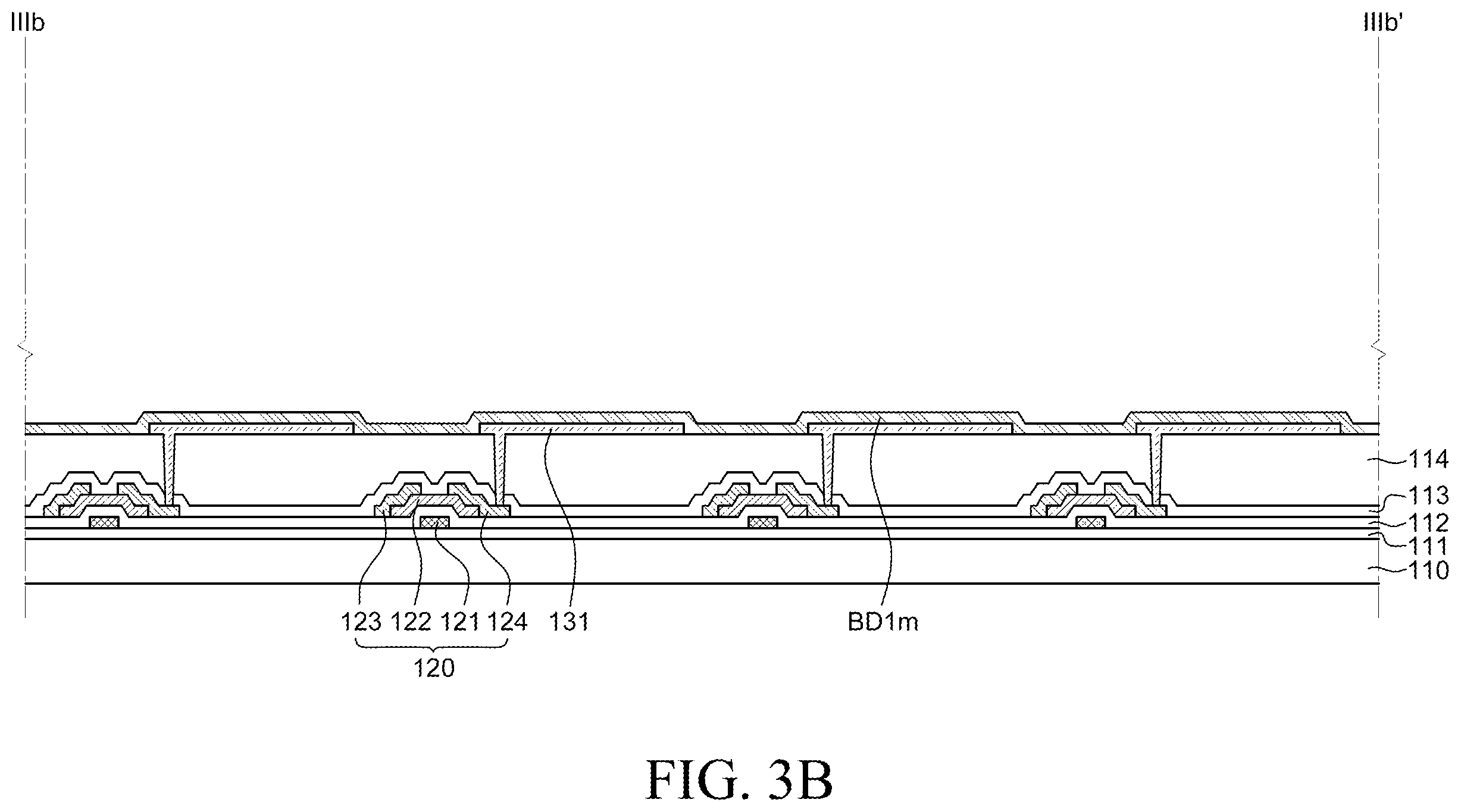 Patent US12588346 Figure 4 – Display device and method of fabricating the same