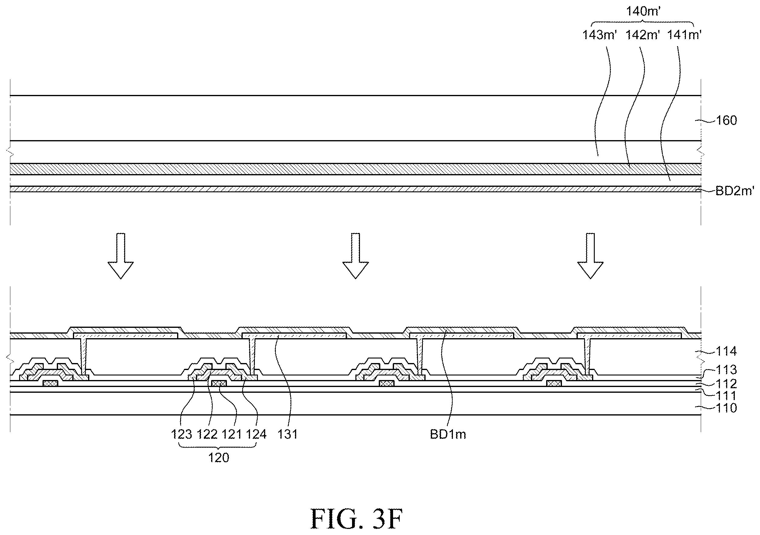 Patent US12588346 Figure 8 – Display device and method of fabricating the same