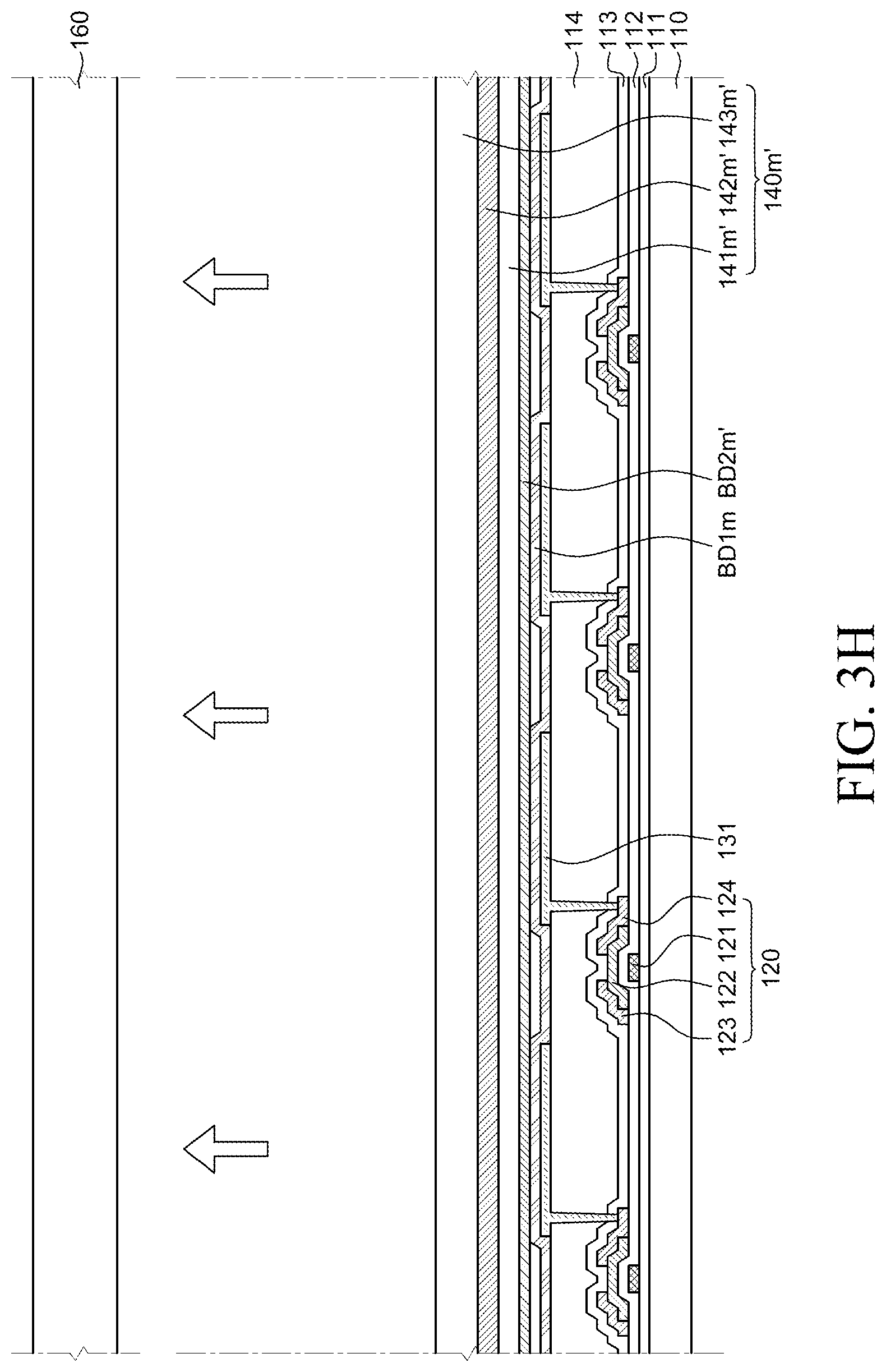 Patent US12588346 Figure 10 – Display device and method of fabricating the same