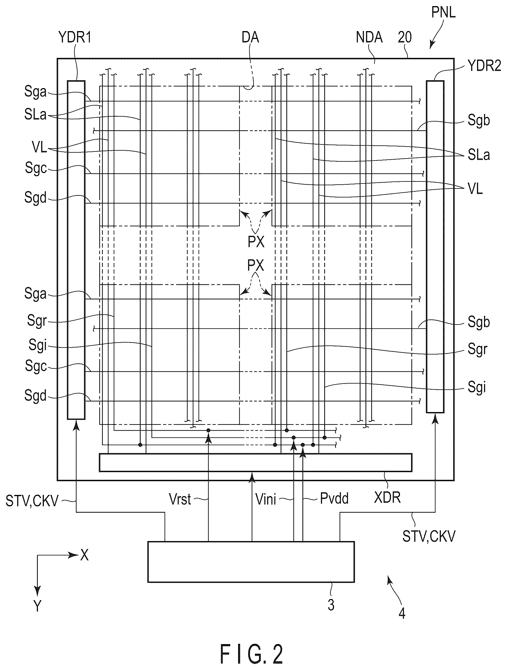 Patent US12588347 Figure 2 – Display device