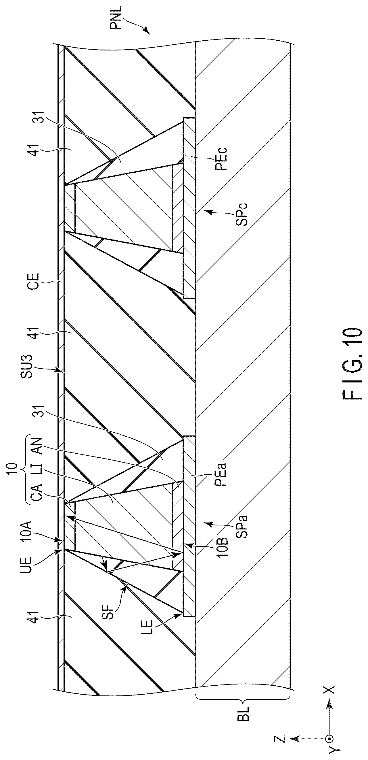 Patent US12588347 Figure 10 – Display device