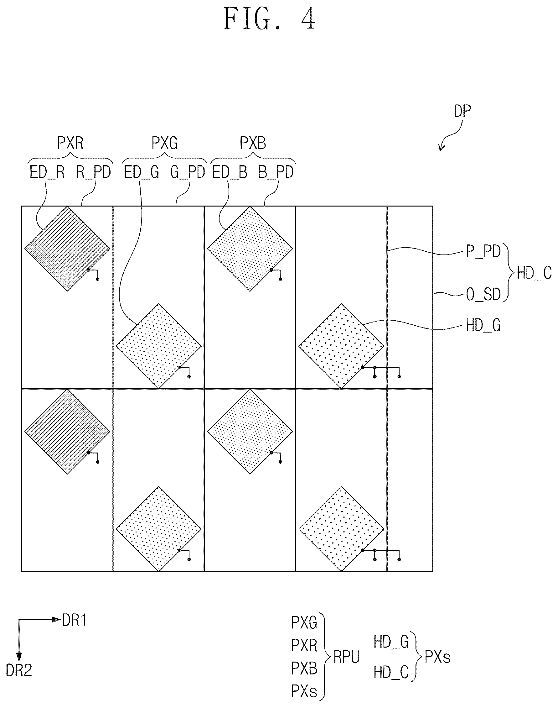 Patent US12588350 Figure 4 – Display device