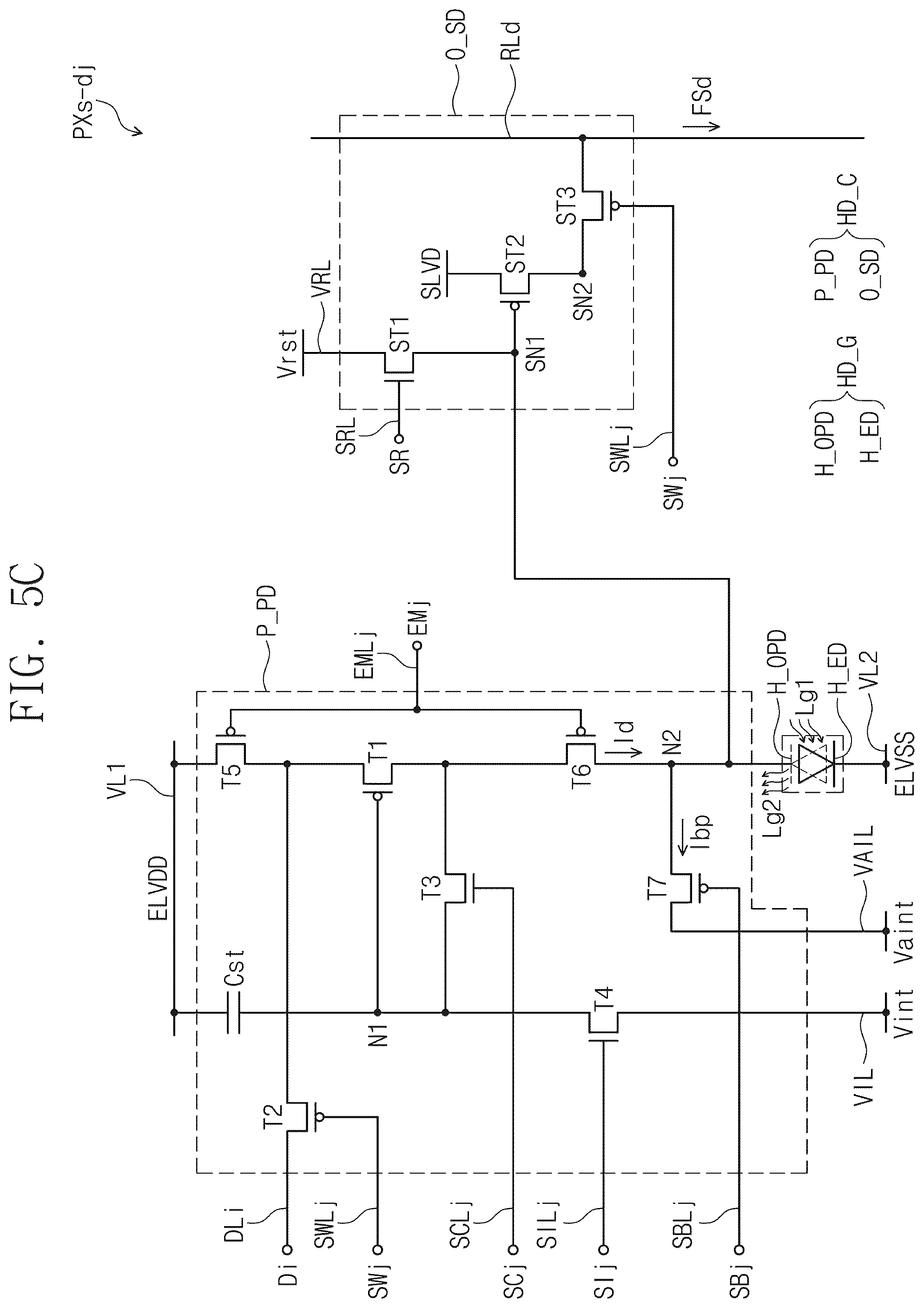 Patent US12588350 Figure 7 – Display device
