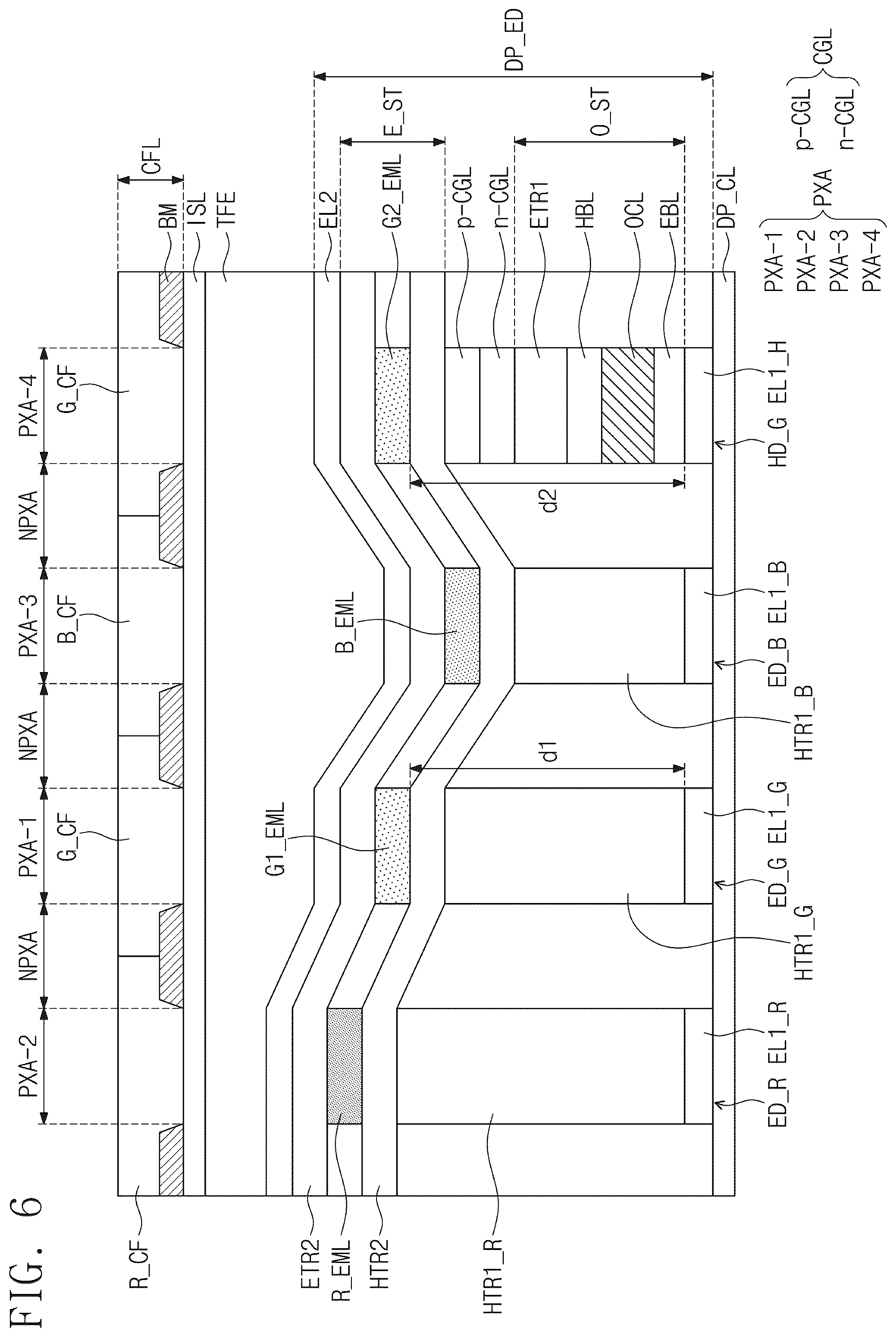 Patent US12588350 Figure 8 – Display device