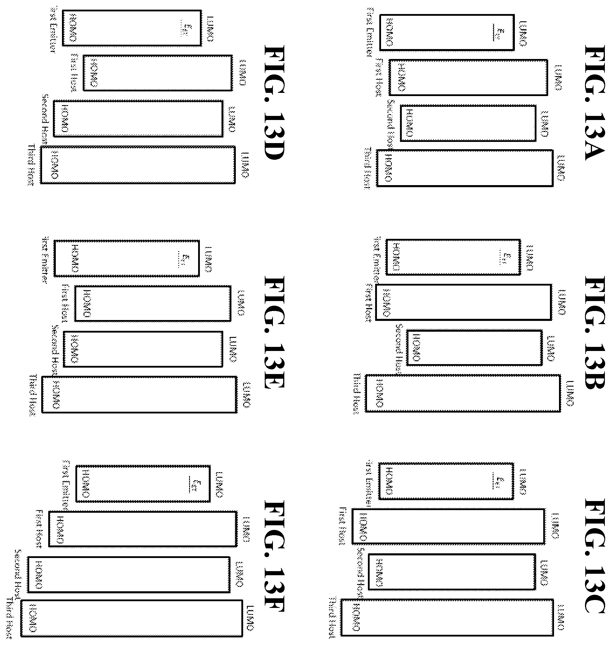 Patent US12588352 Figure 11 – Energy levels and device structures for plasmonic OLEDs