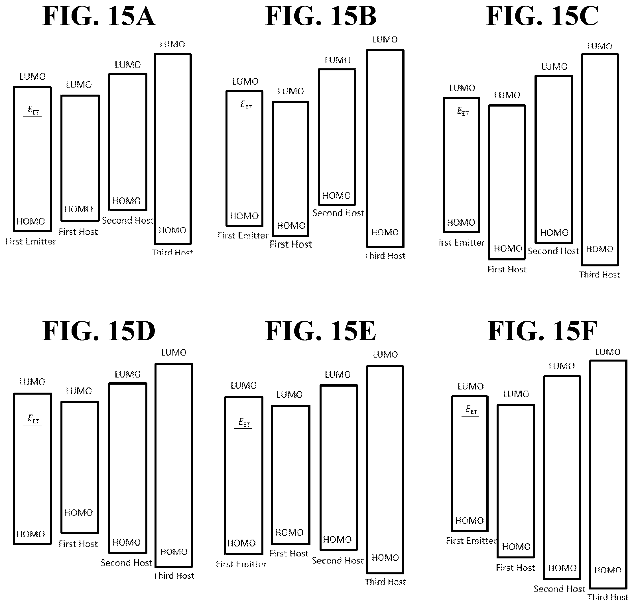 Patent US12588352 Figure 13 – Energy levels and device structures for plasmonic OLEDs