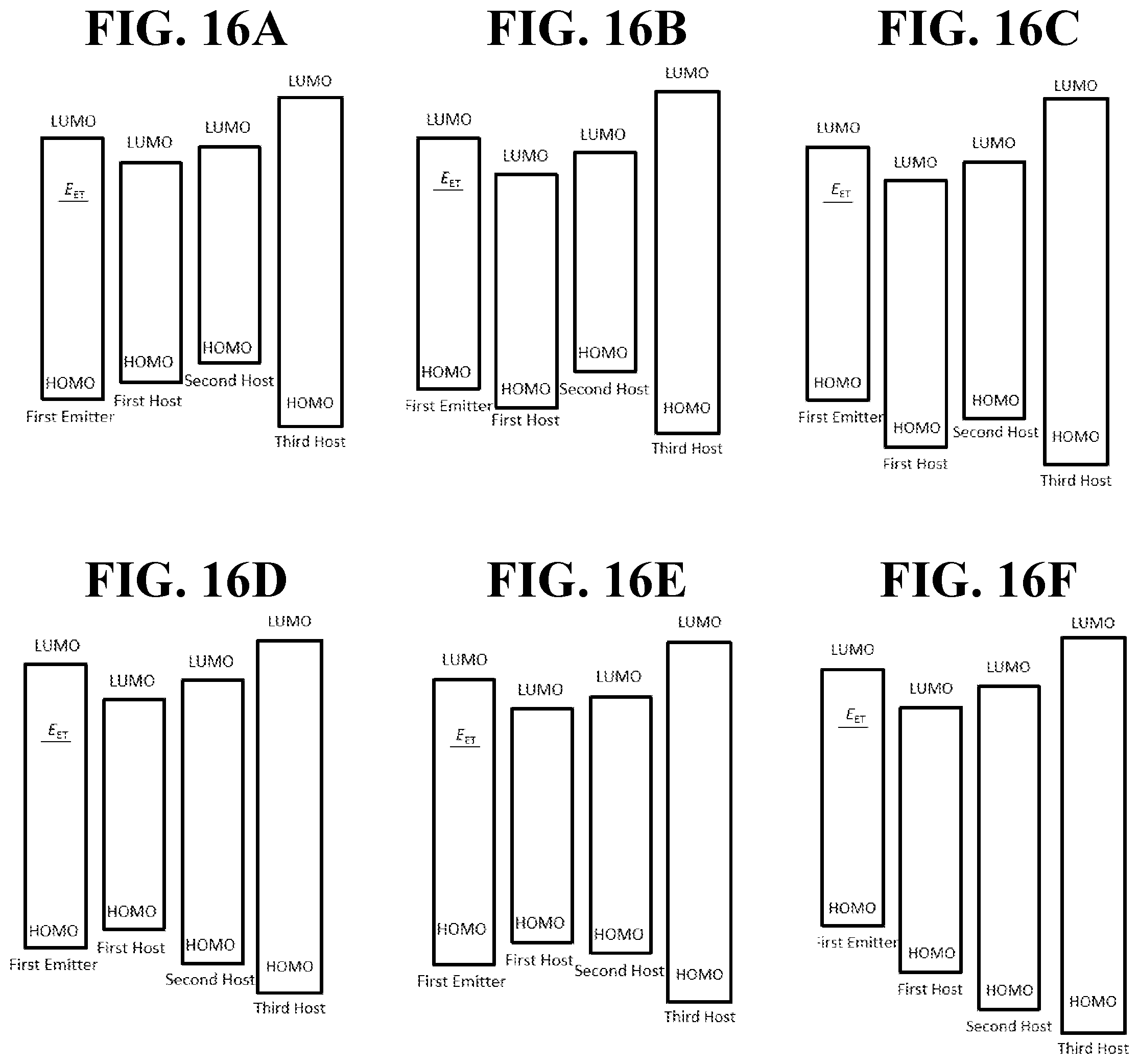 Patent US12588352 Figure 14 – Energy levels and device structures for plasmonic OLEDs