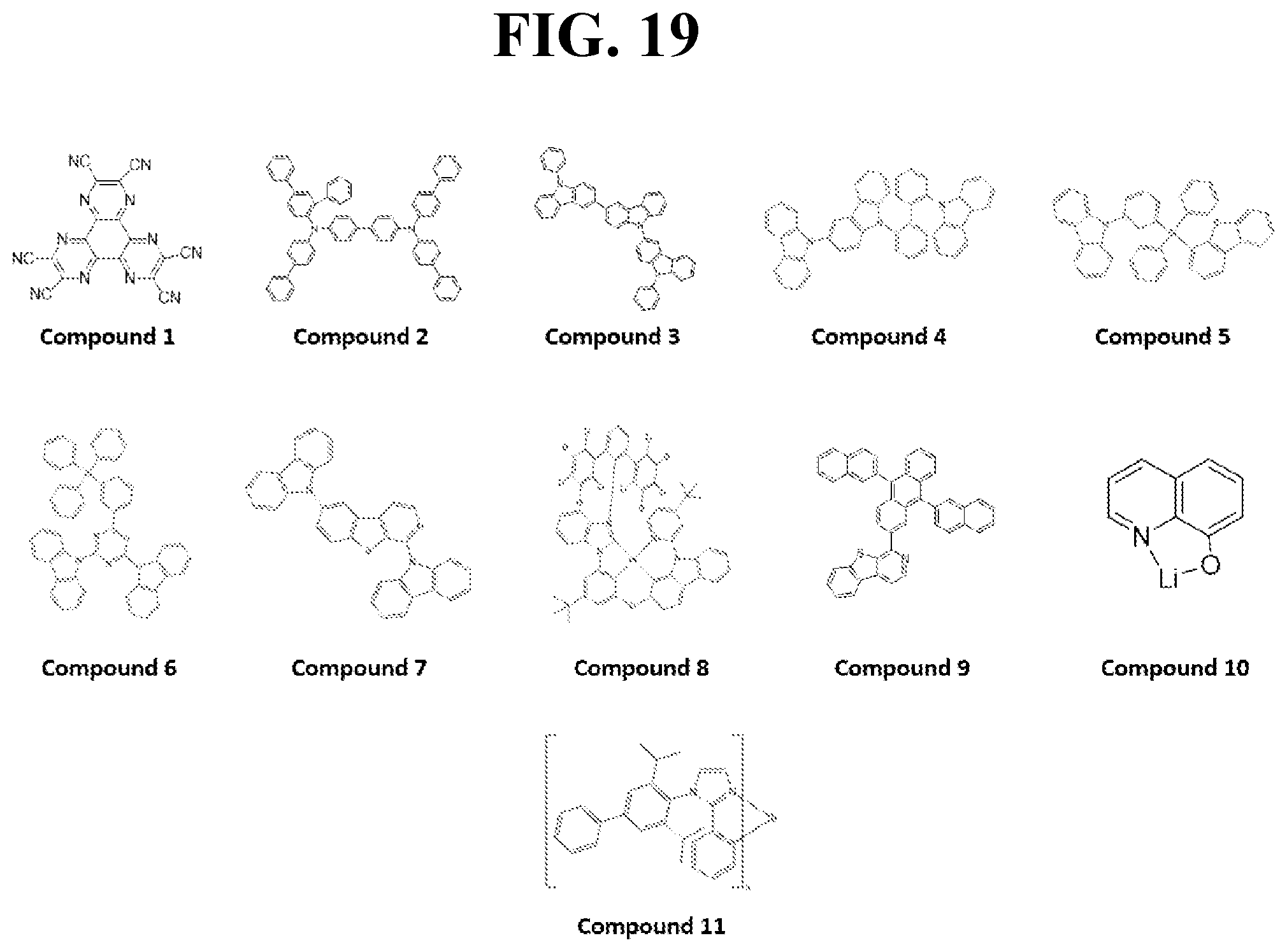 Patent US12588352 Figure 17 – Energy levels and device structures for plasmonic OLEDs