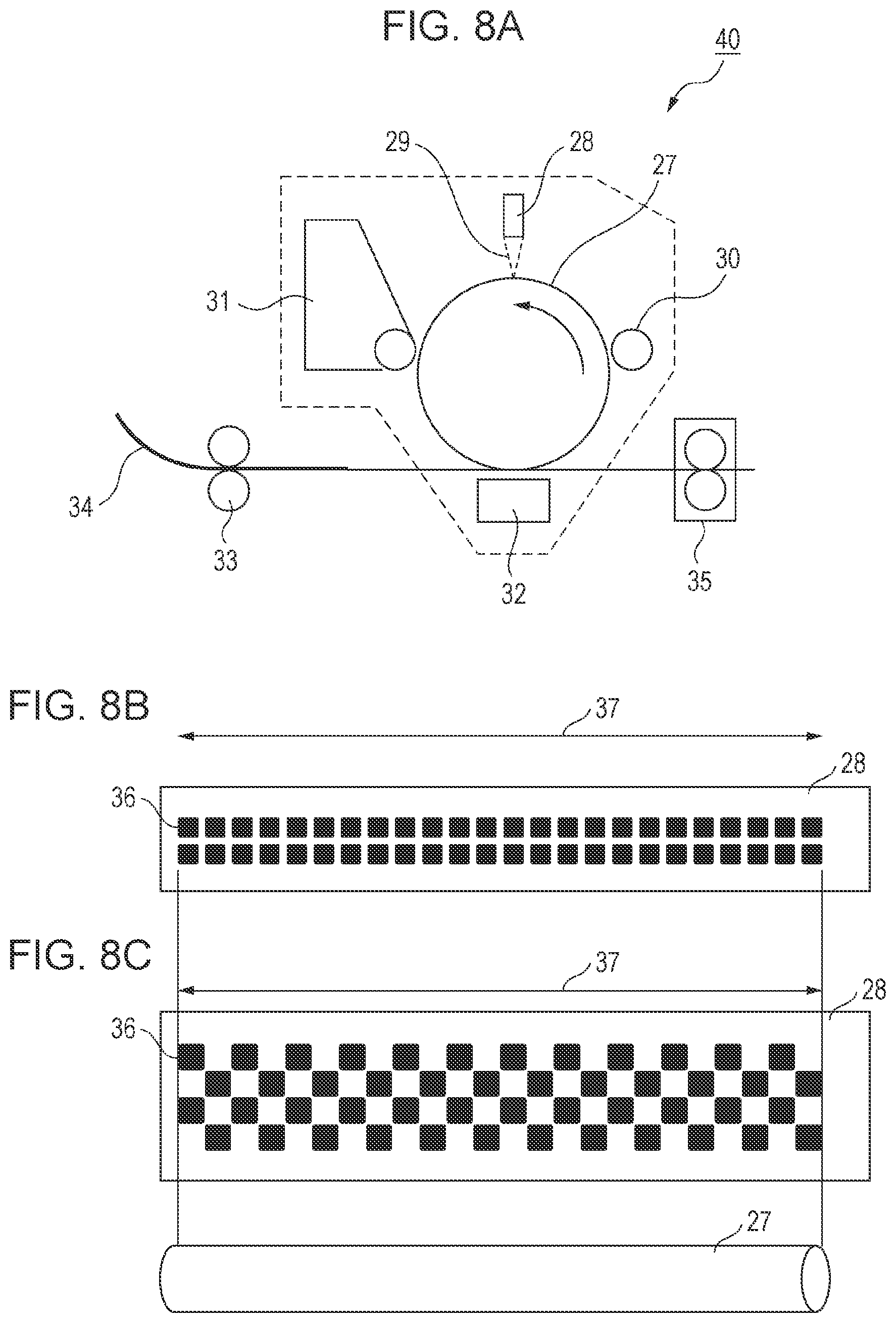 Patent US12588355 Figure 8 – Organic light-emitting element, display apparatus, photoelectric conversion apparatus, electronic equipment, lighting apparatus, moving body, and exposure light source
