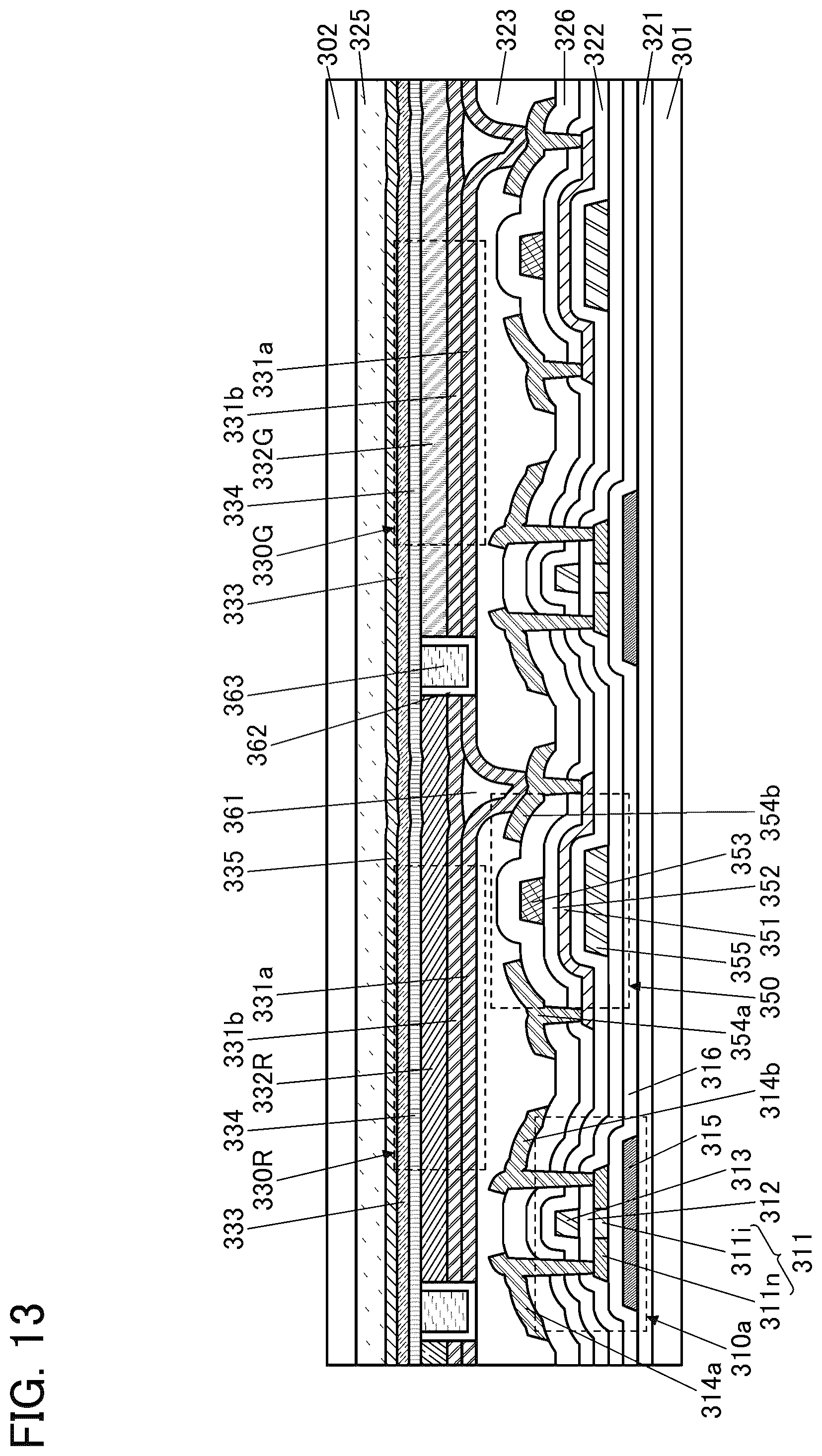 Patent US12588356 Figure 13 – Display apparatus